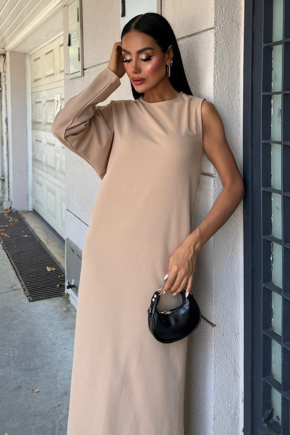 Aethra Tek Kol Uzun Elbise 2693-8 R10-D-K4