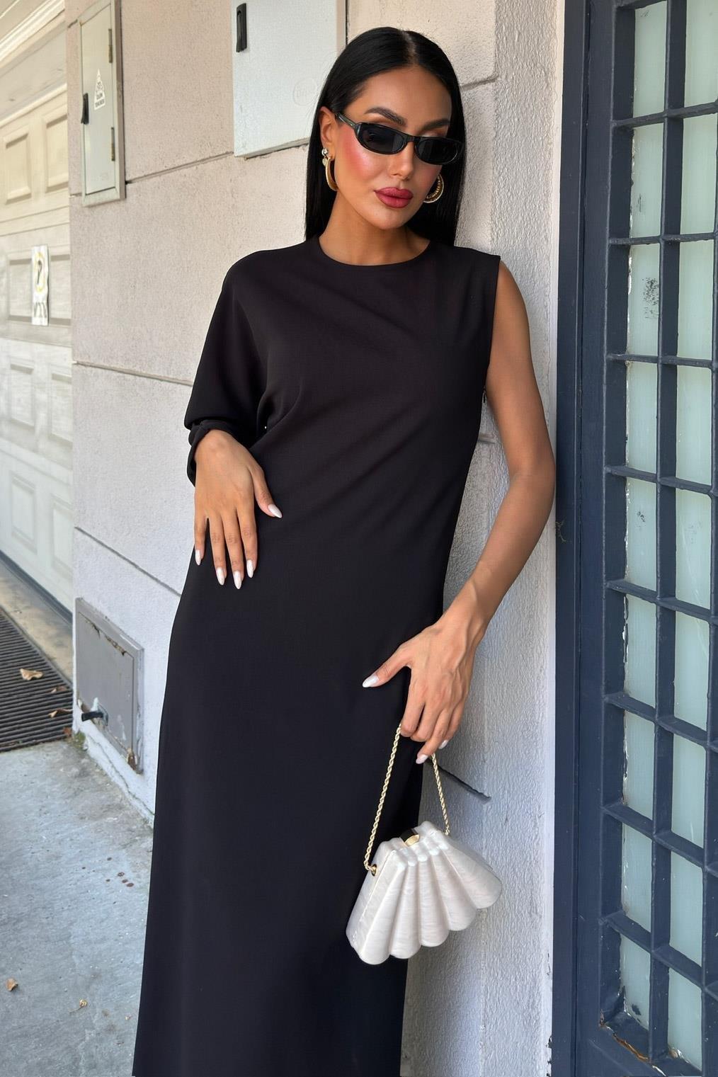 Aethra Tek Kol Uzun Elbise 2693-8 R10-D-K4