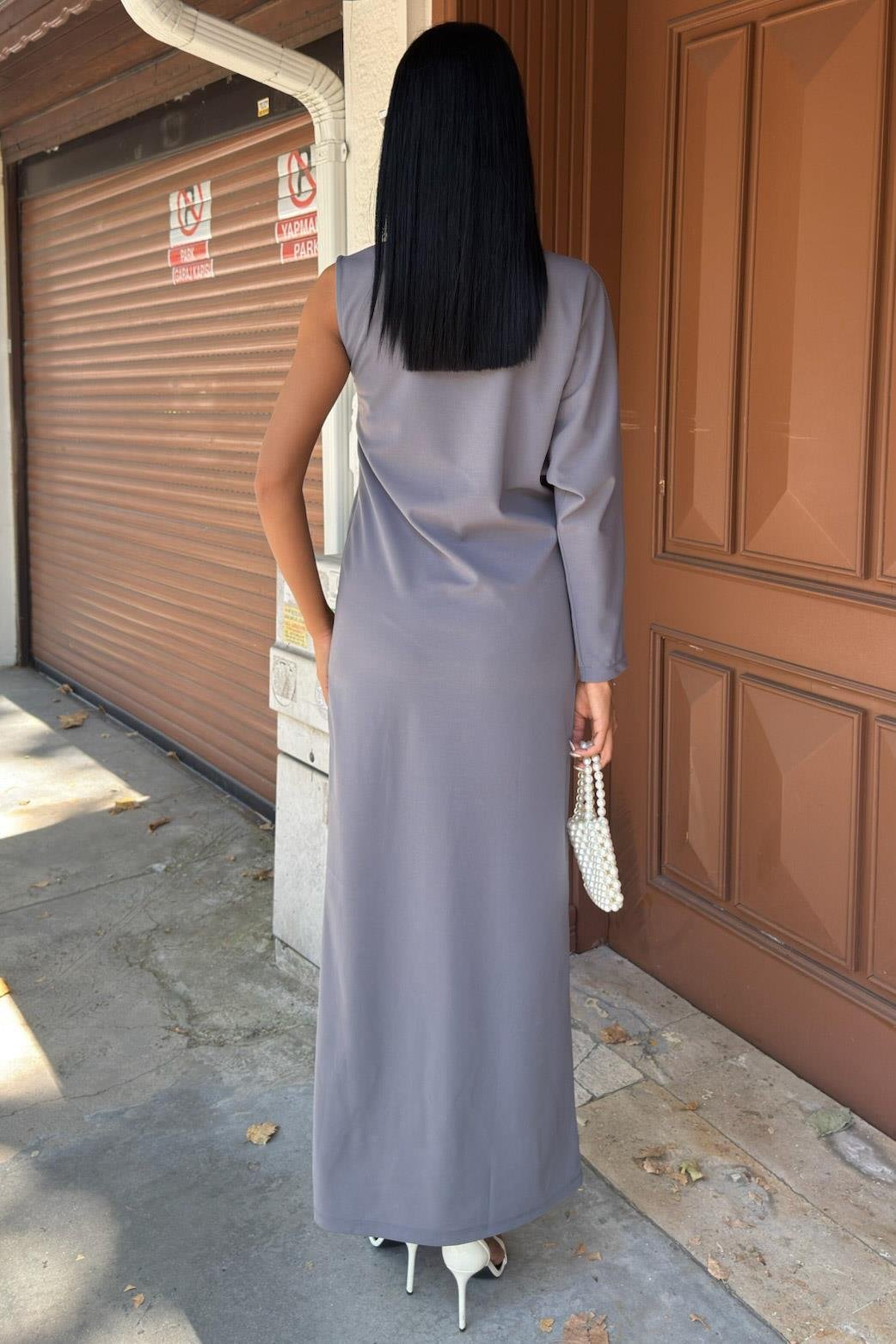 Aethra Tek Kol Uzun Elbise 2693-8 R10-D-K4