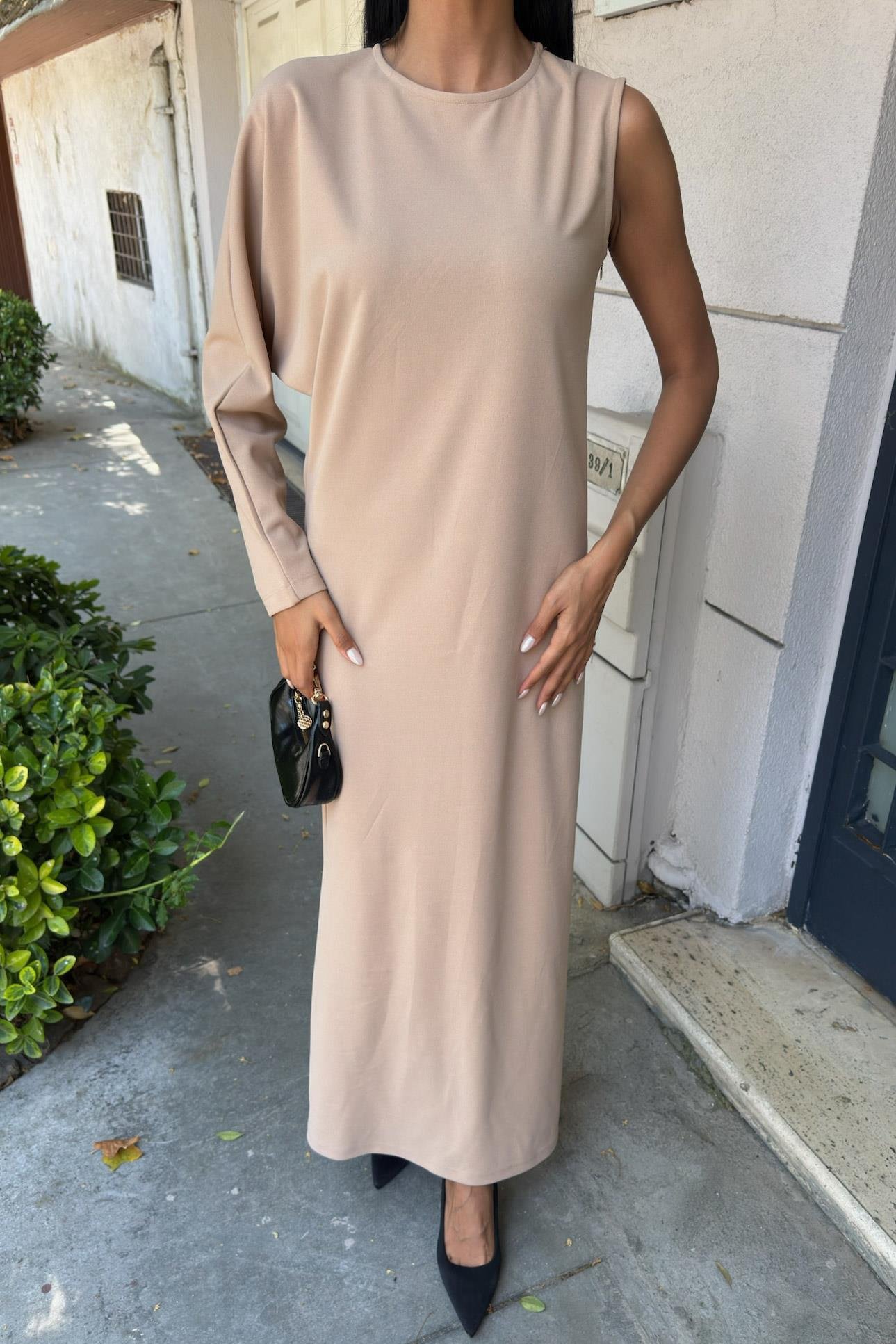 Aethra Tek Kol Uzun Elbise 2693-8 R10-D-K4