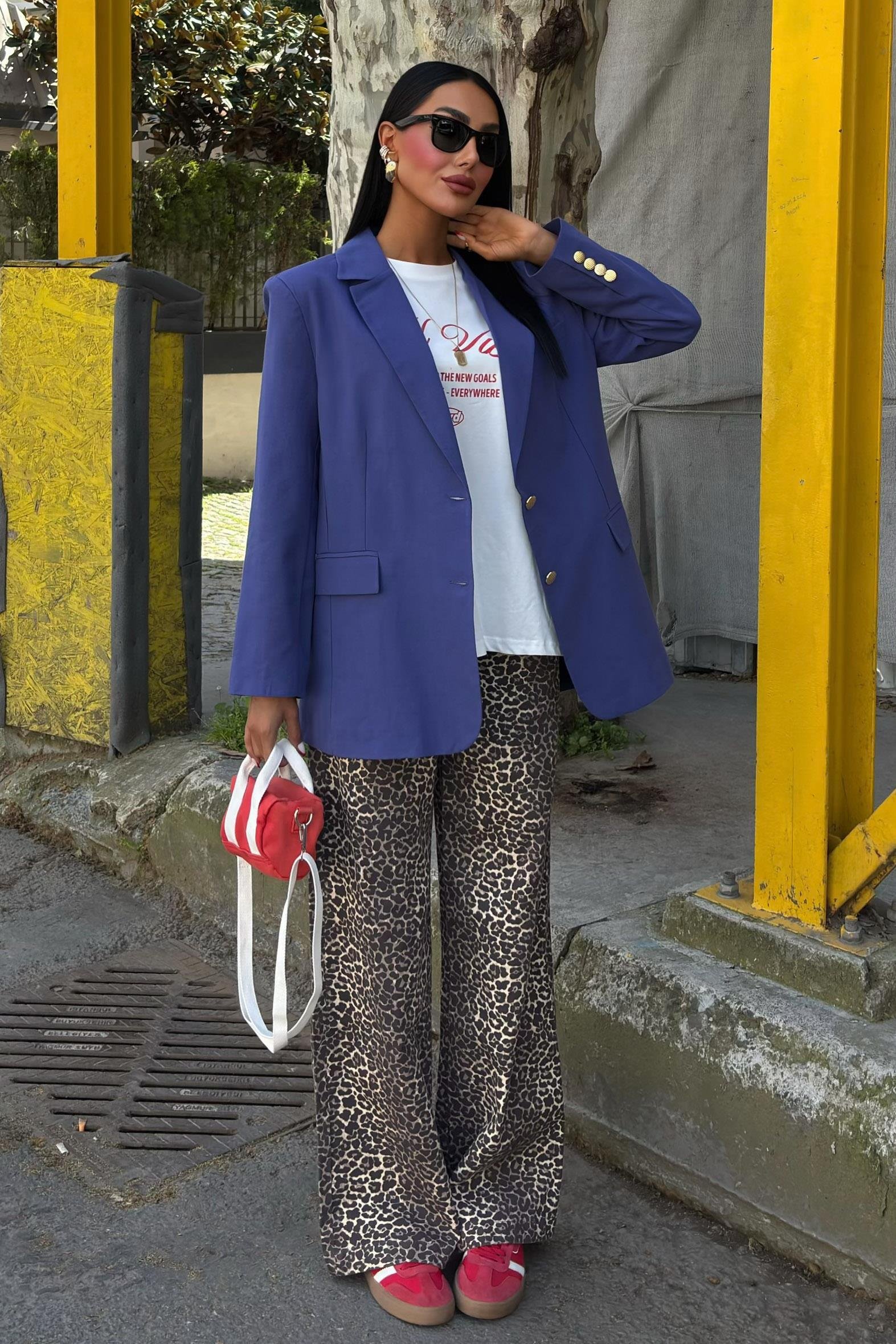 Agnes Blazer Keten Ceket  6105 R7-E-K4