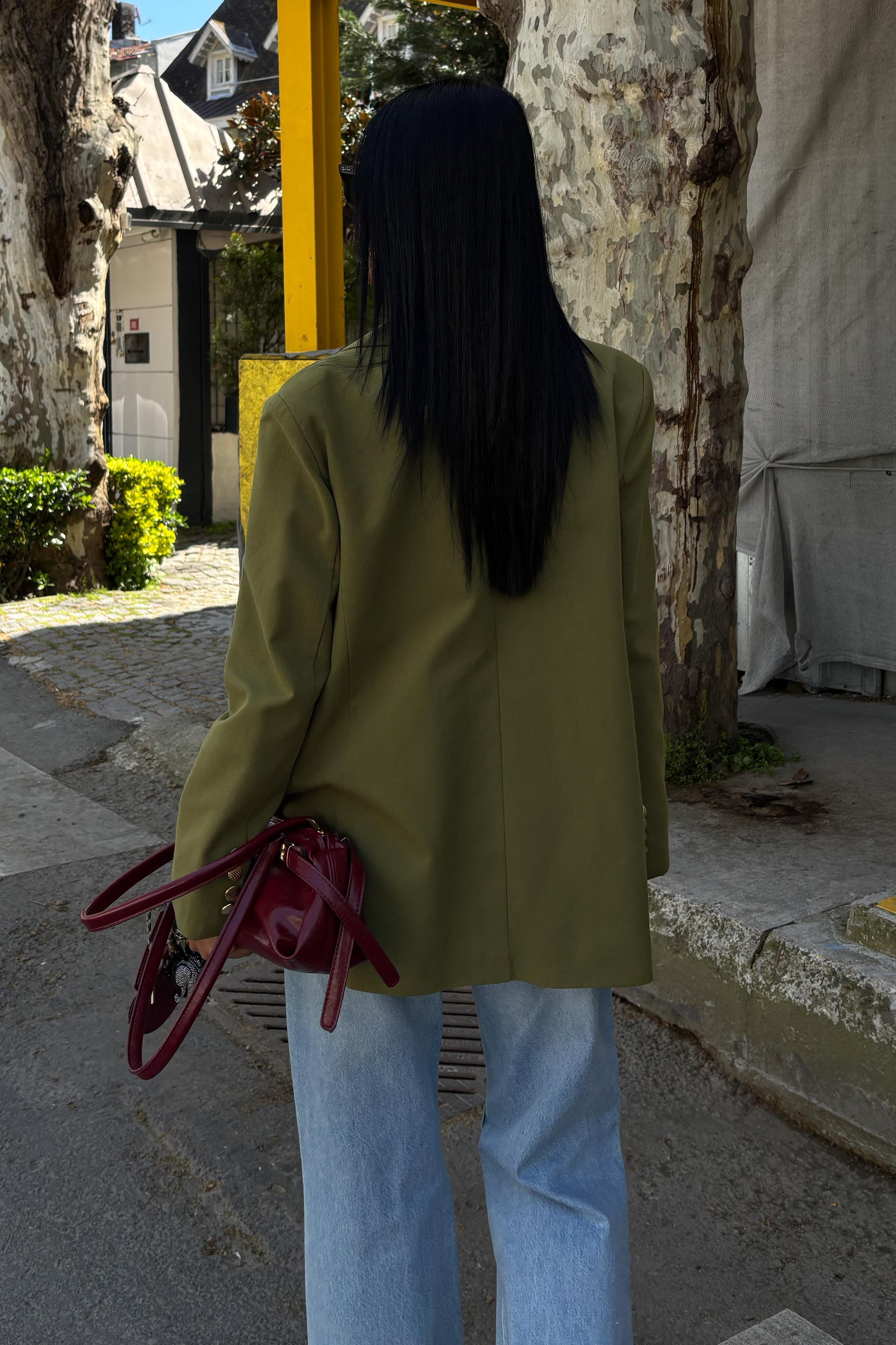 Agnes Blazer Keten Ceket  6105 R7-E-K4