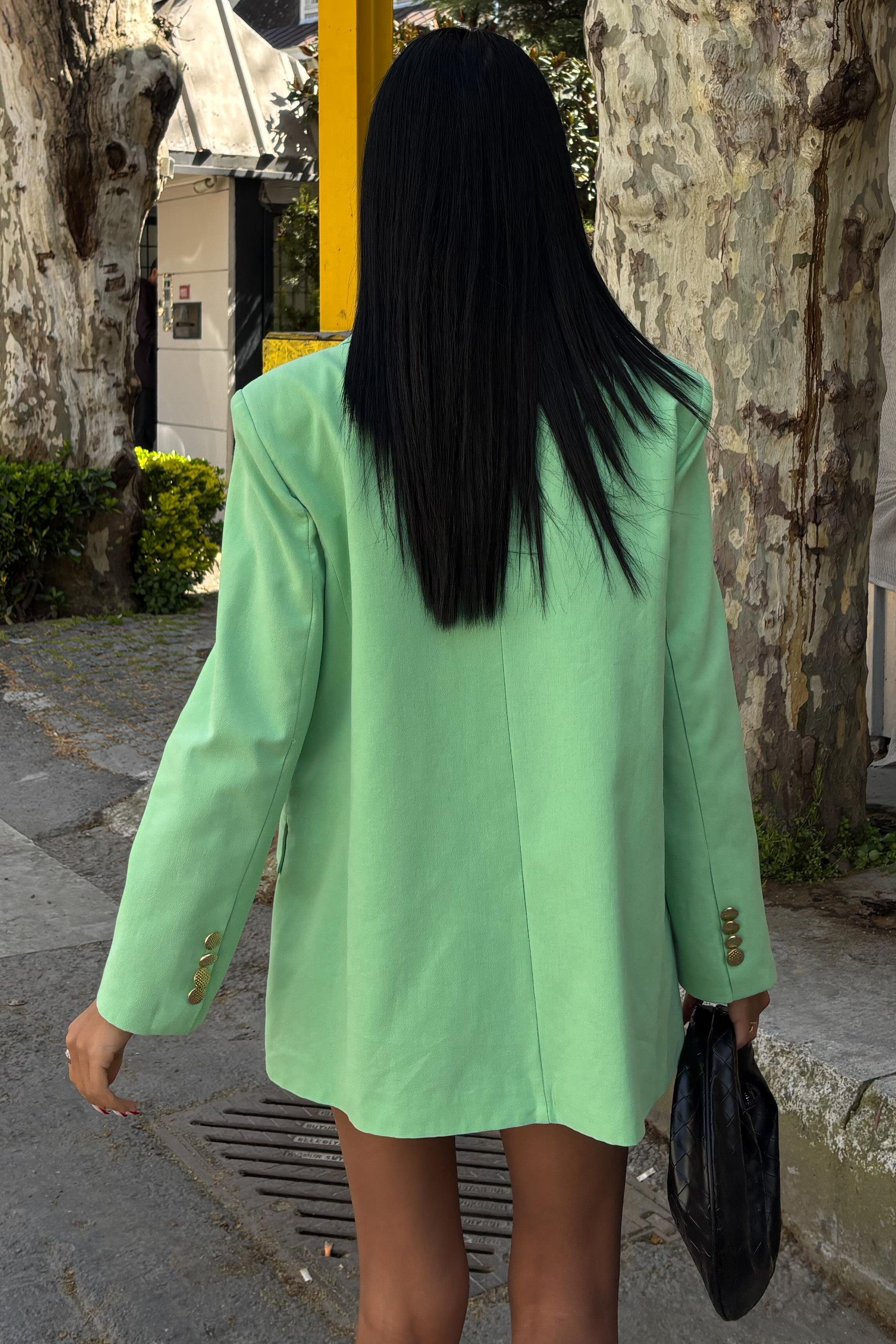 Agnes Blazer Keten Ceket  6105 R7-E-K4