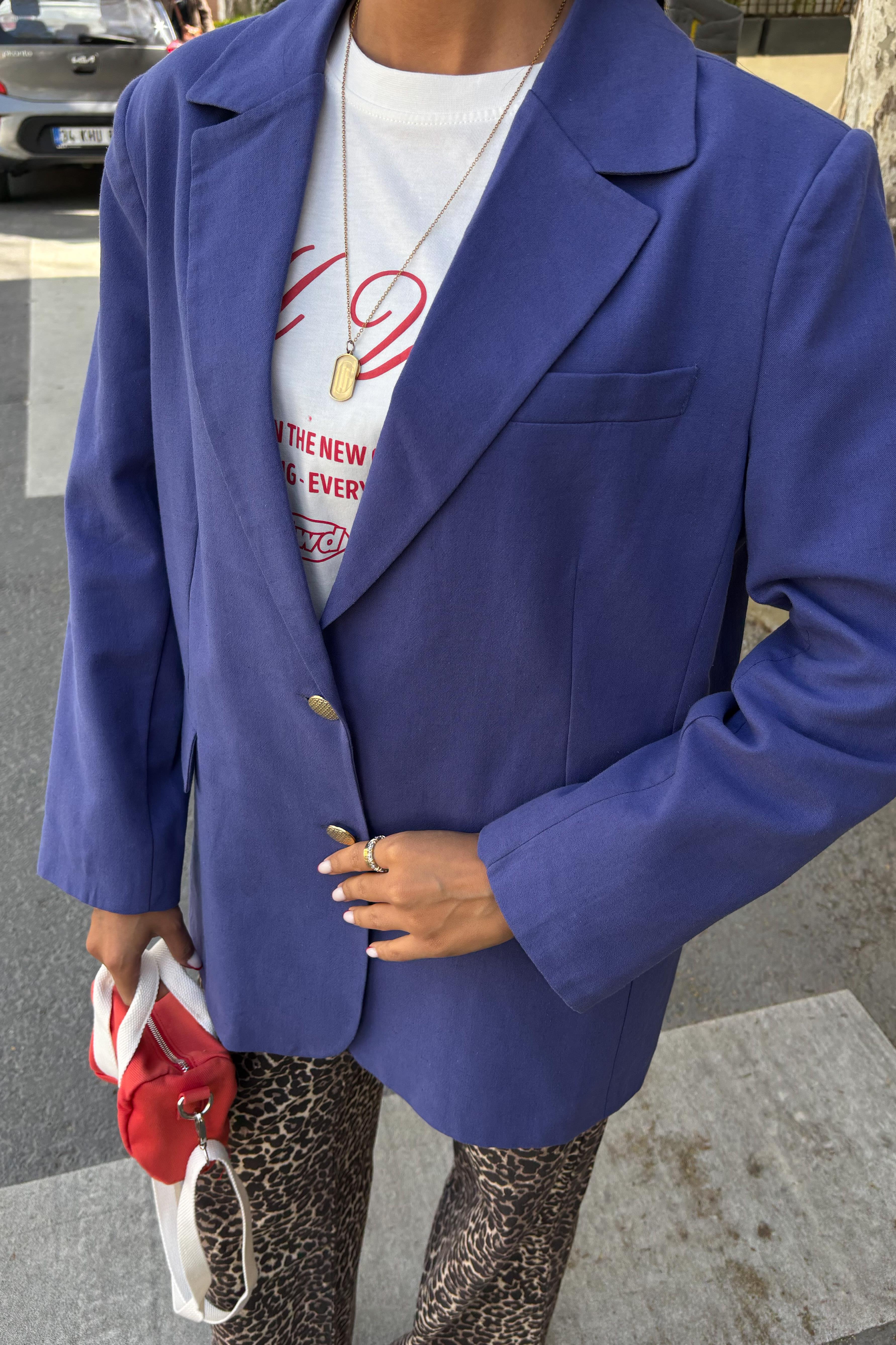 Agnes Blazer Keten Ceket  6105 R7-E-K4