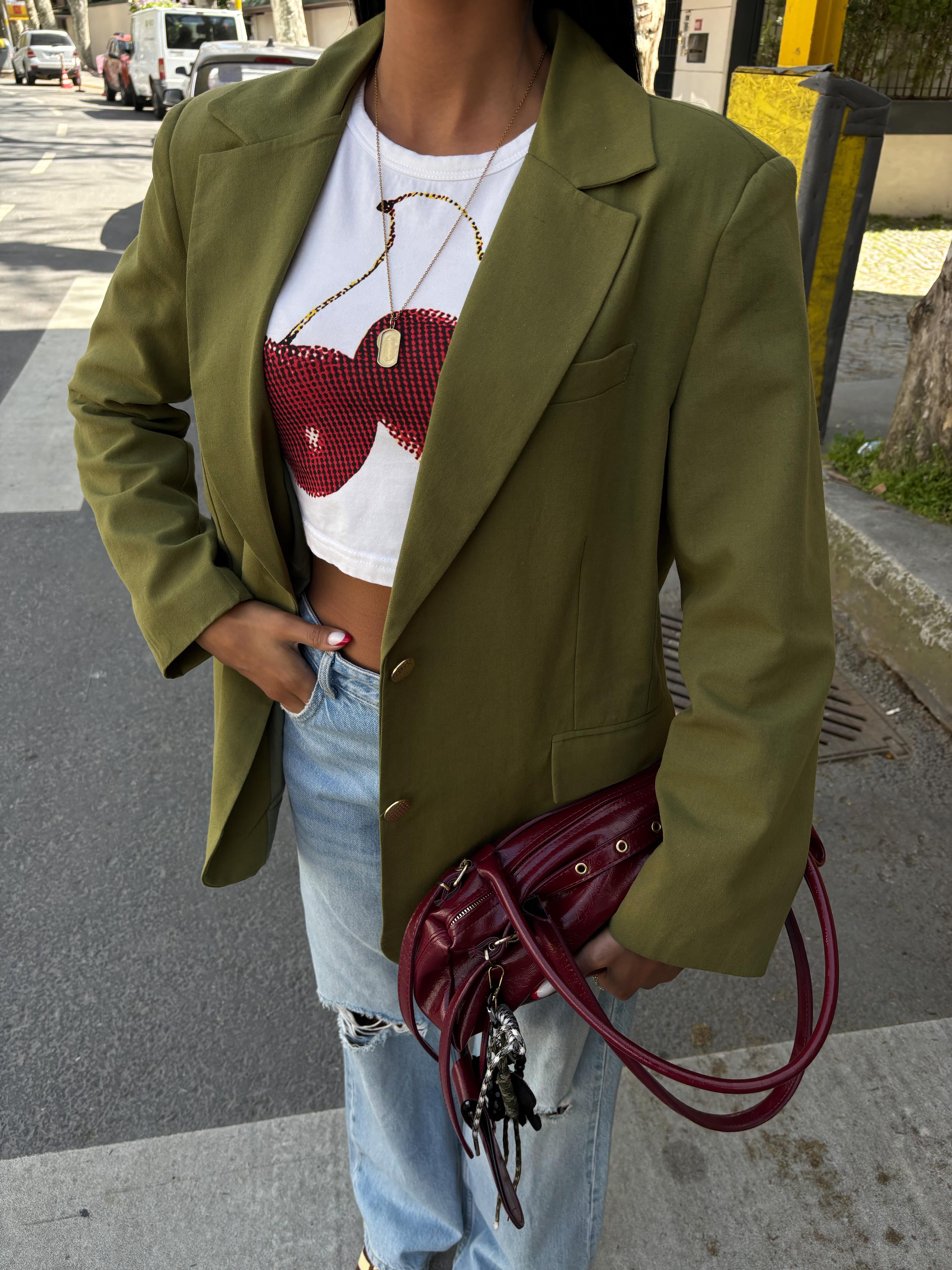 Agnes Blazer Keten Ceket  6105 R7-E-K4