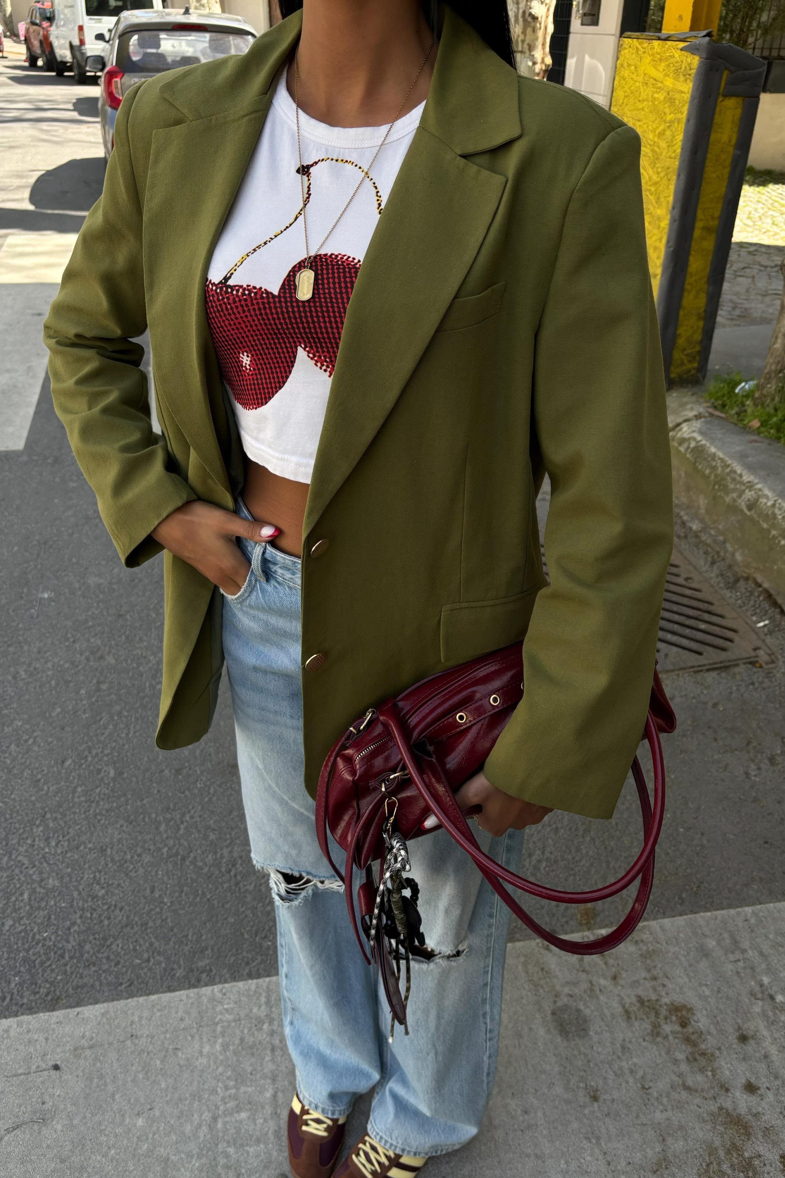 Agnes Blazer Keten Ceket  6105 R7-E-K4