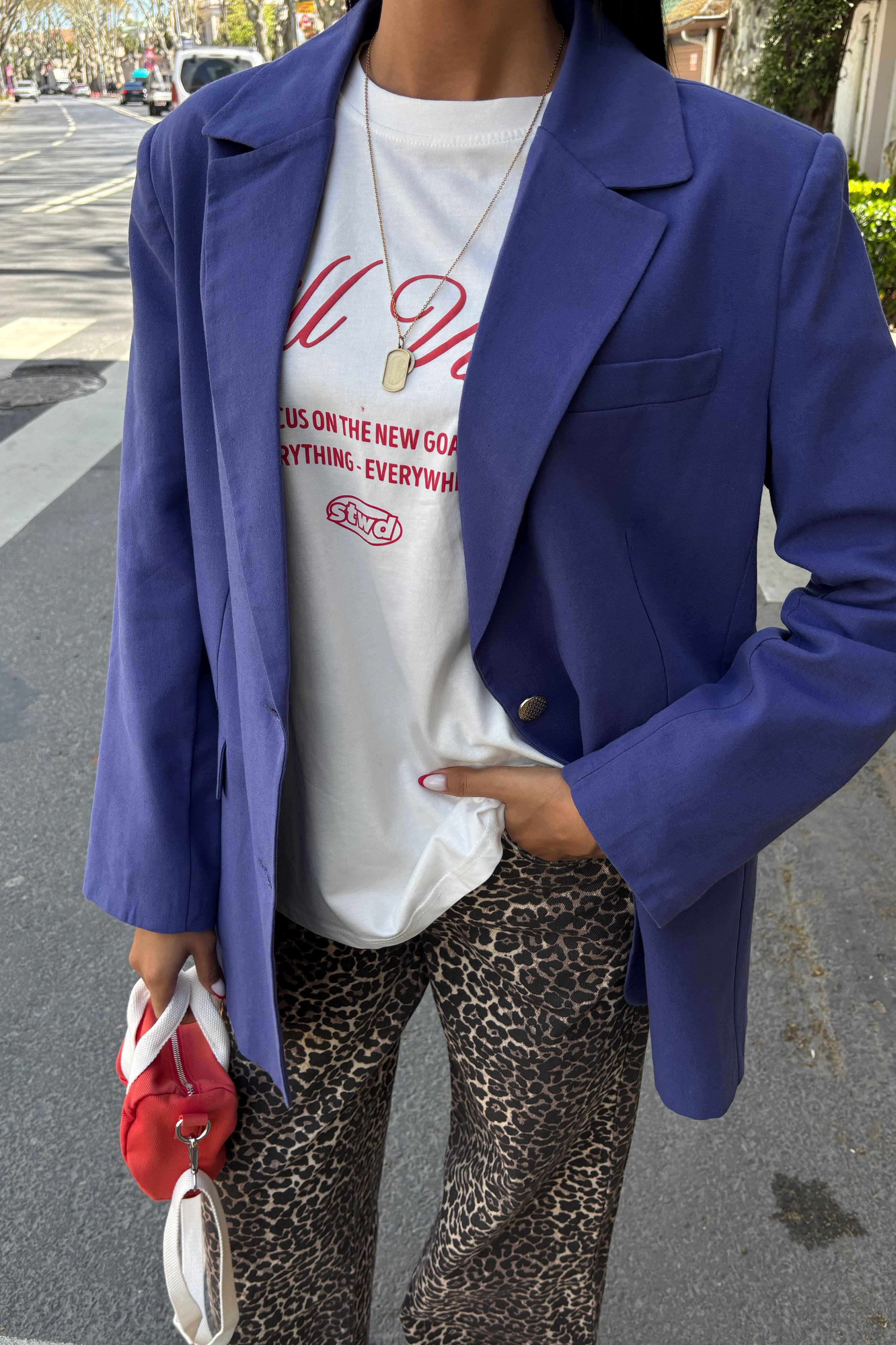 Agnes Blazer Keten Ceket  6105 R7-E-K4