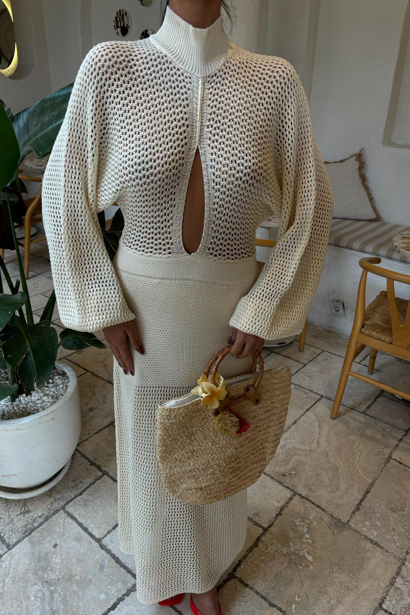 Ajurlu Triko Elbise 2854 R1-I-K4