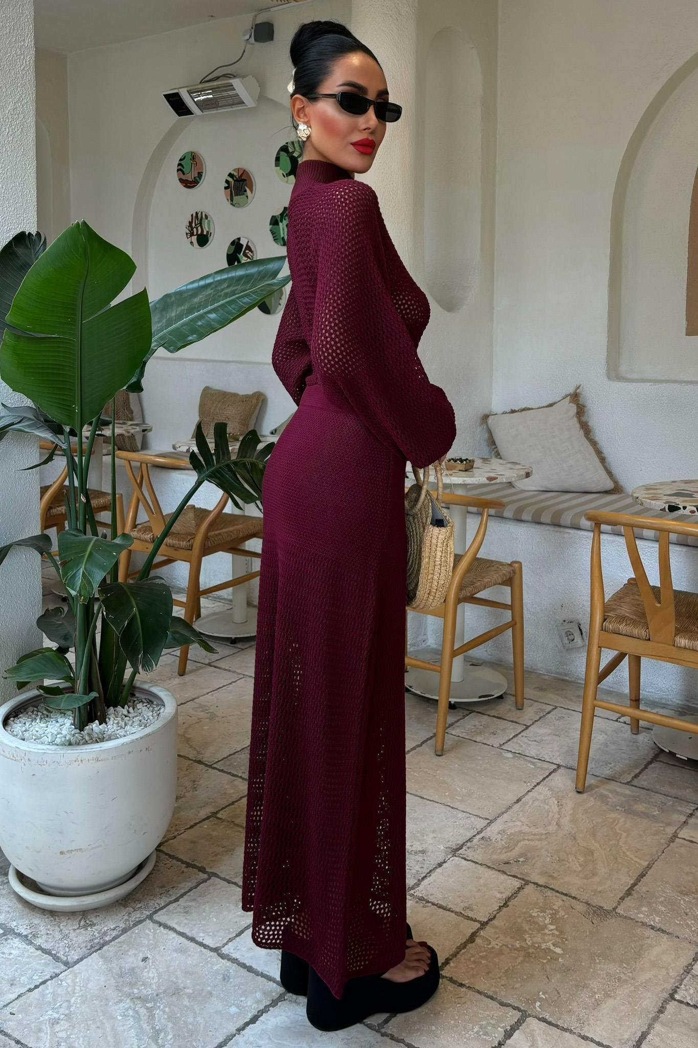 Ajurlu Triko Elbise 2854 R1-I-K4