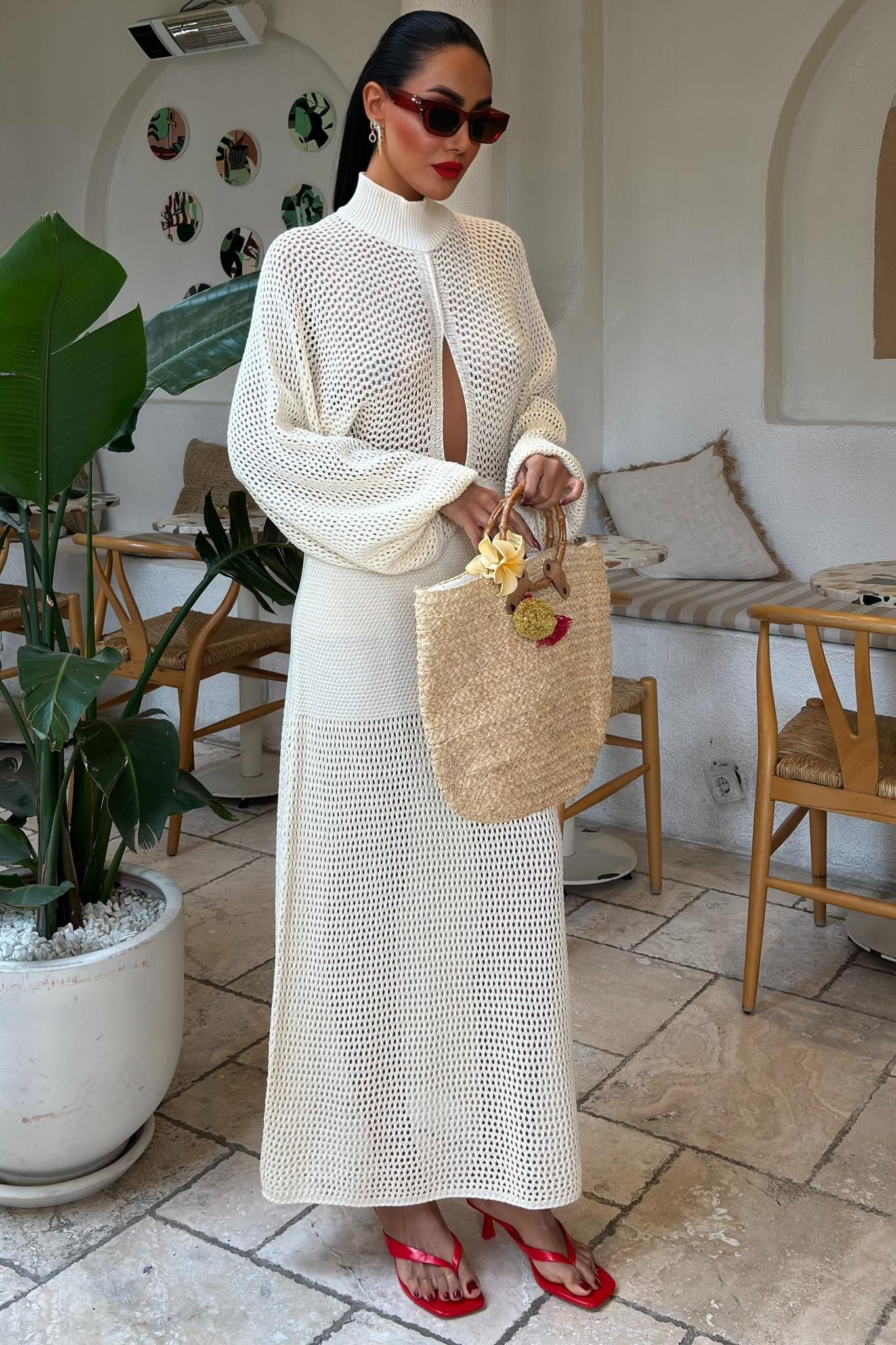 Ajurlu Triko Elbise 2854 R1-I-K4