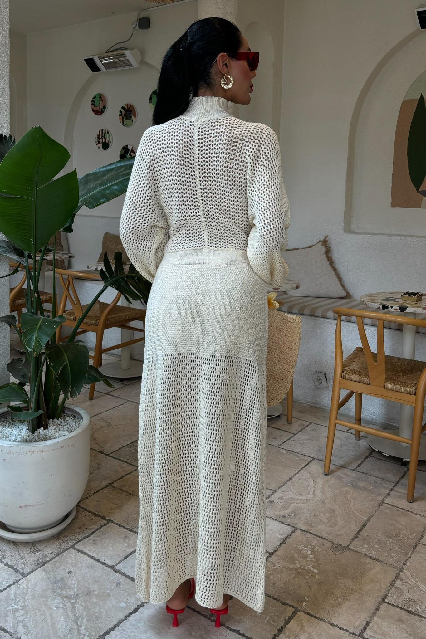 Ajurlu Triko Elbise 2854 R1-I-K4