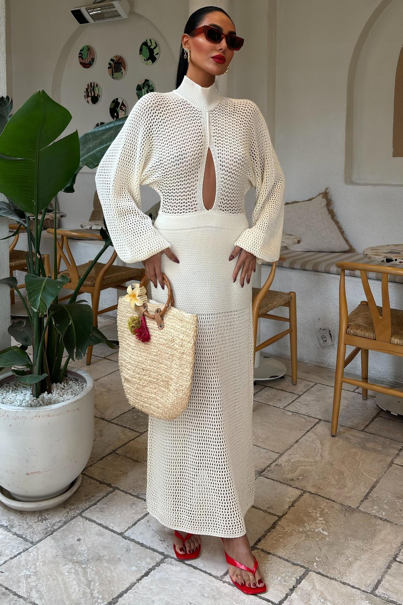 Ajurlu Triko Elbise 2854 R1-I-K4