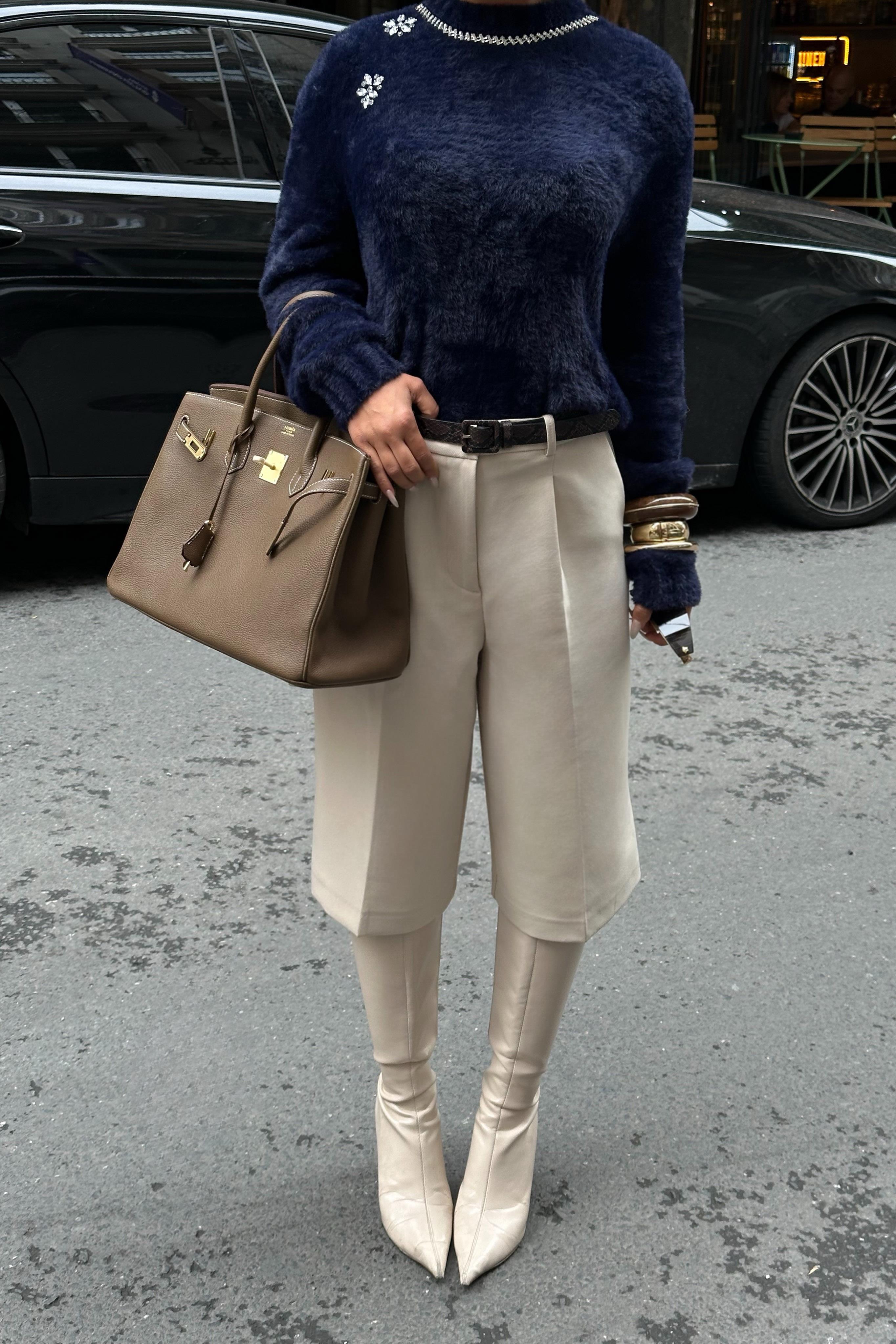 Aksesuarlı Premium Yumoş Kazak 1367 R2-B-K4