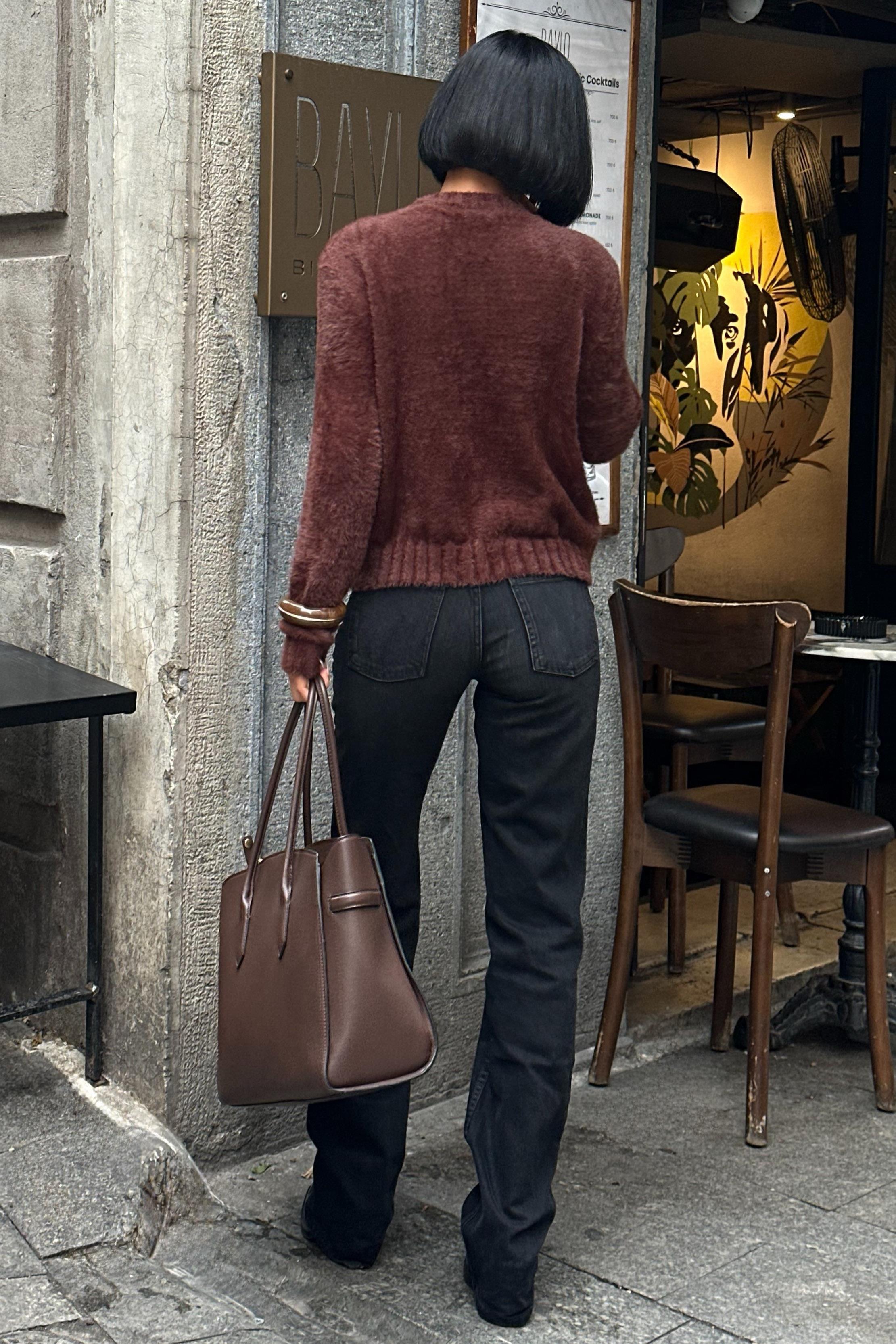 Aksesuarlı Premium Yumoş Kazak 1367 R2-B-K4