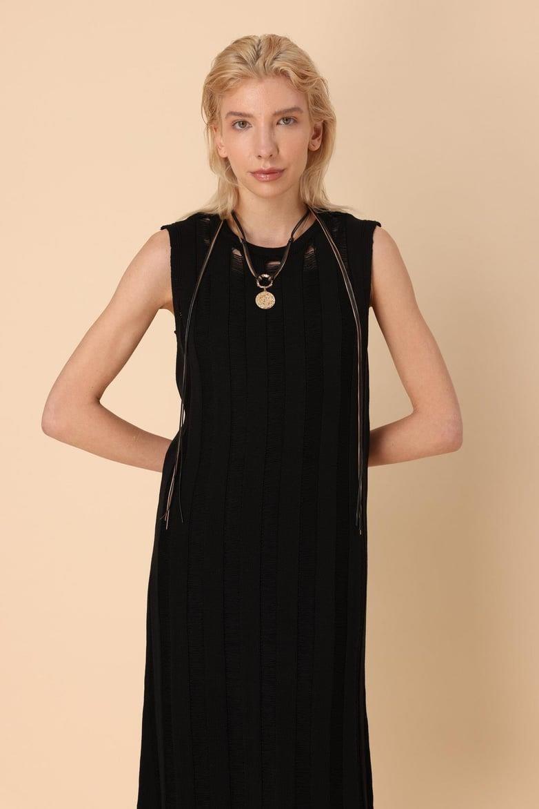 Annet Ajurlu Midi Elbise 2679-0025