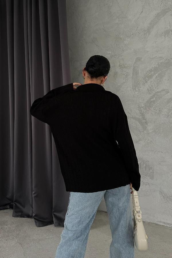 Anya Oversize Gabardin Ceket 6063-8 R4-G-K2