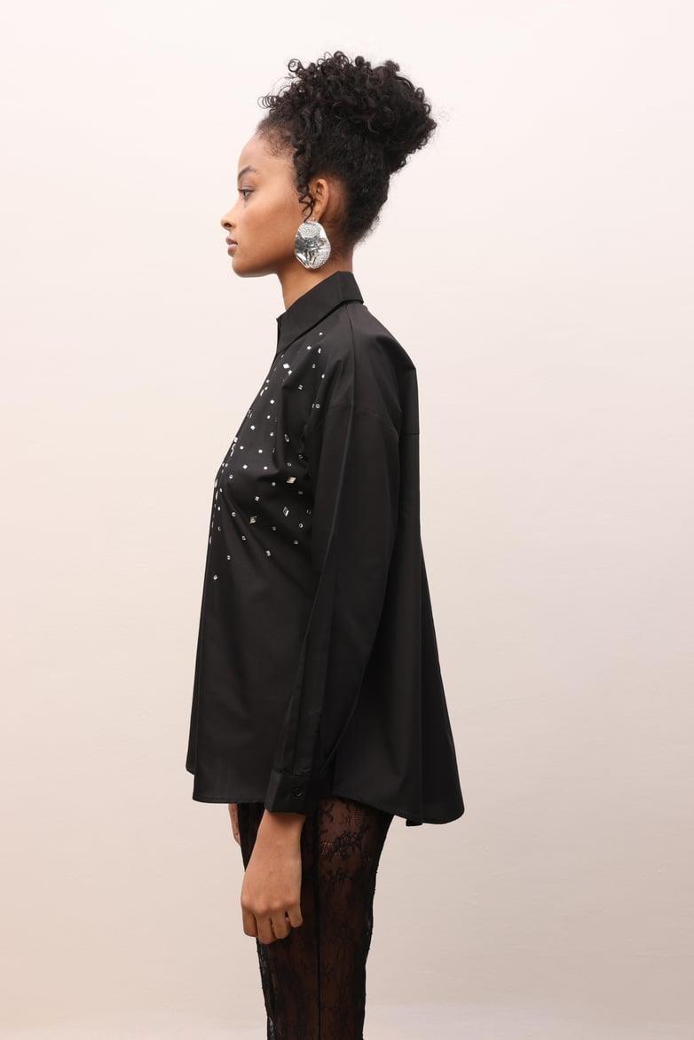 Barcelona Taş DetayGömlek 3324-08