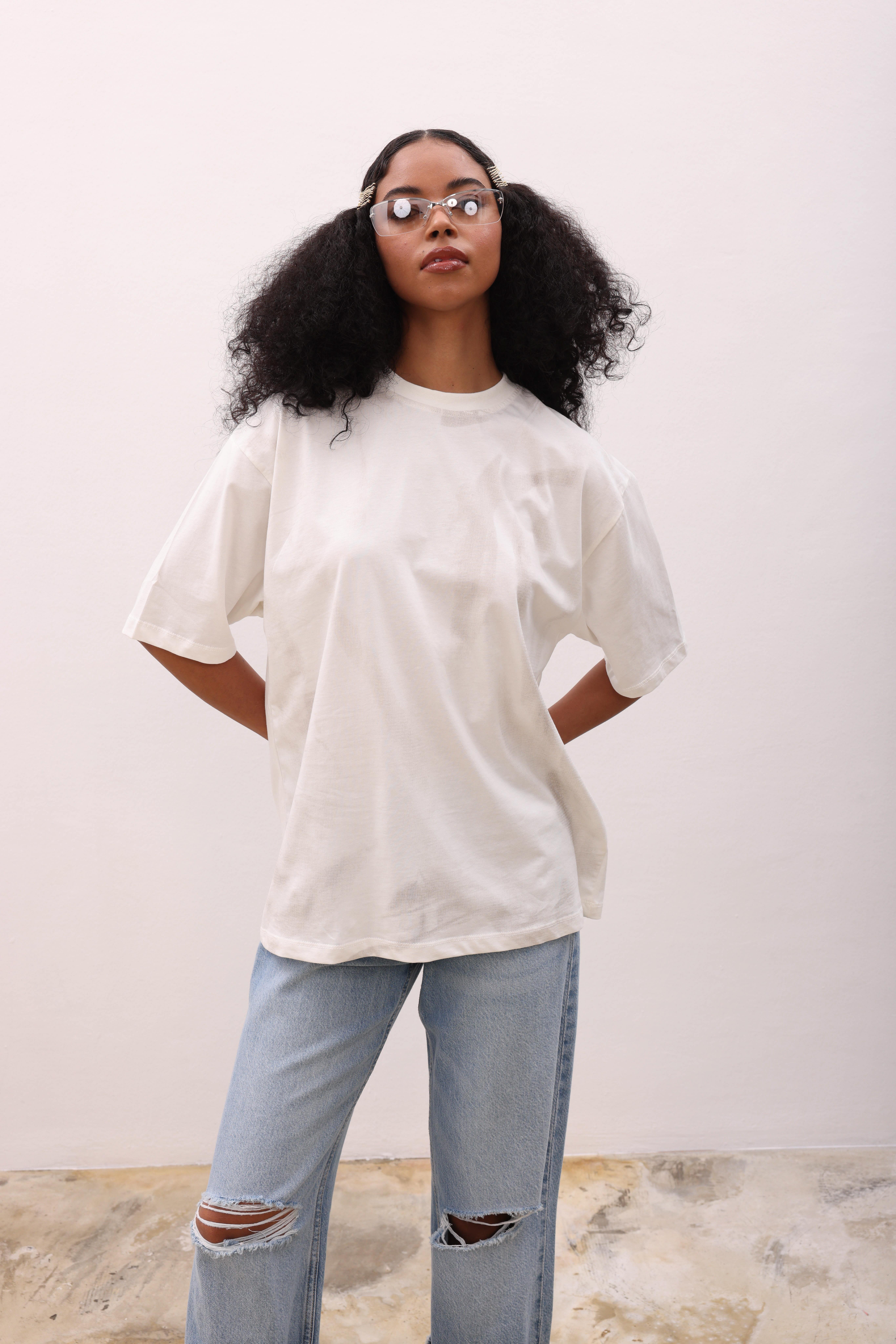 Beatrice Geçiş Baskılı Tişört 8017-8