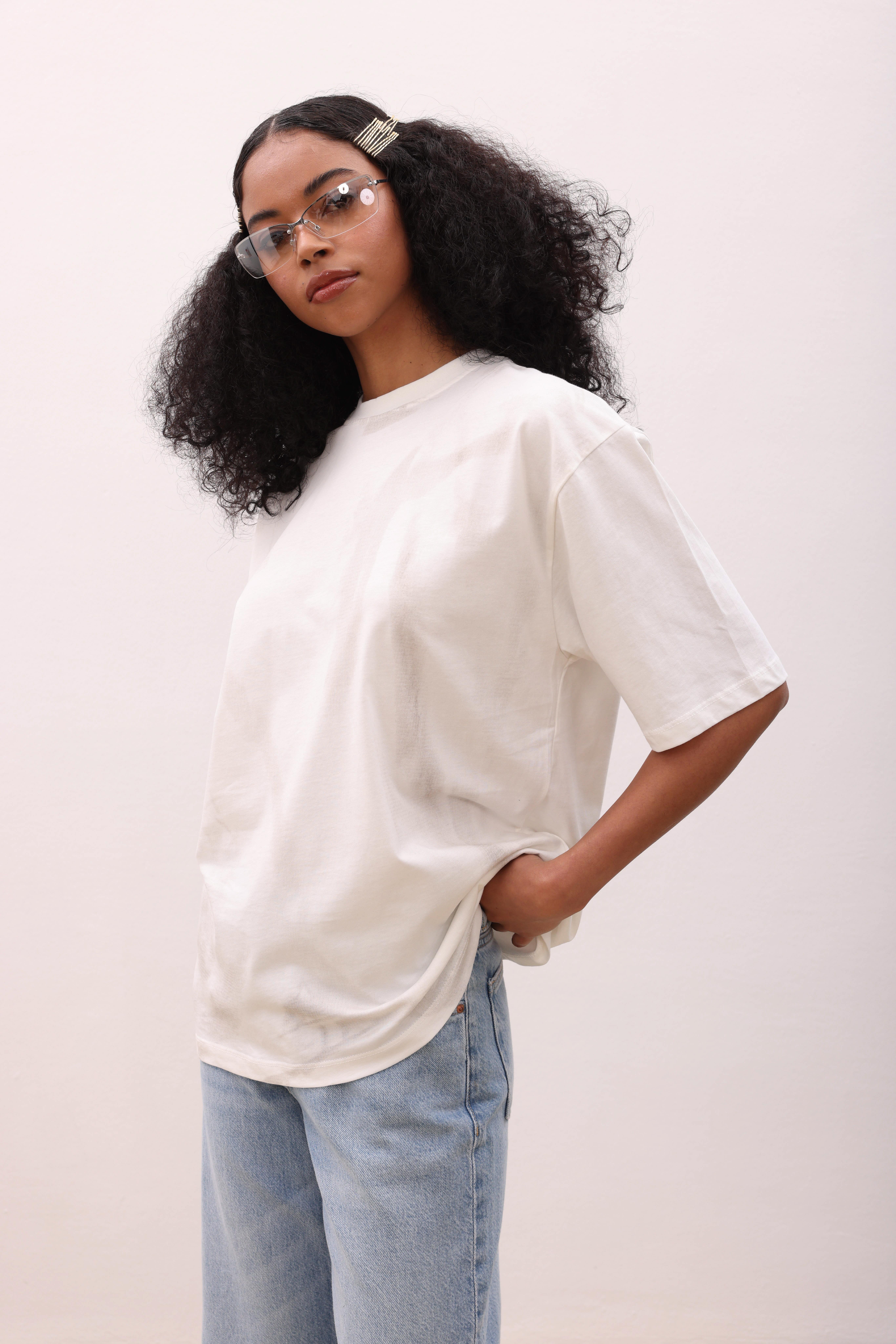 Beatrice Geçiş Baskılı Tişört 8017-8