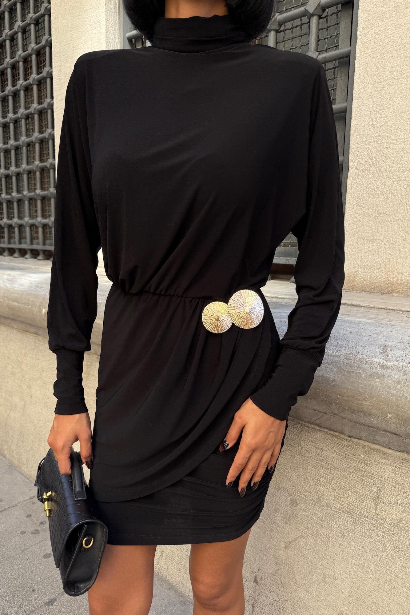 Beli Aksesuar Detaylı Sandy Elbise 2910 R8-A-K1