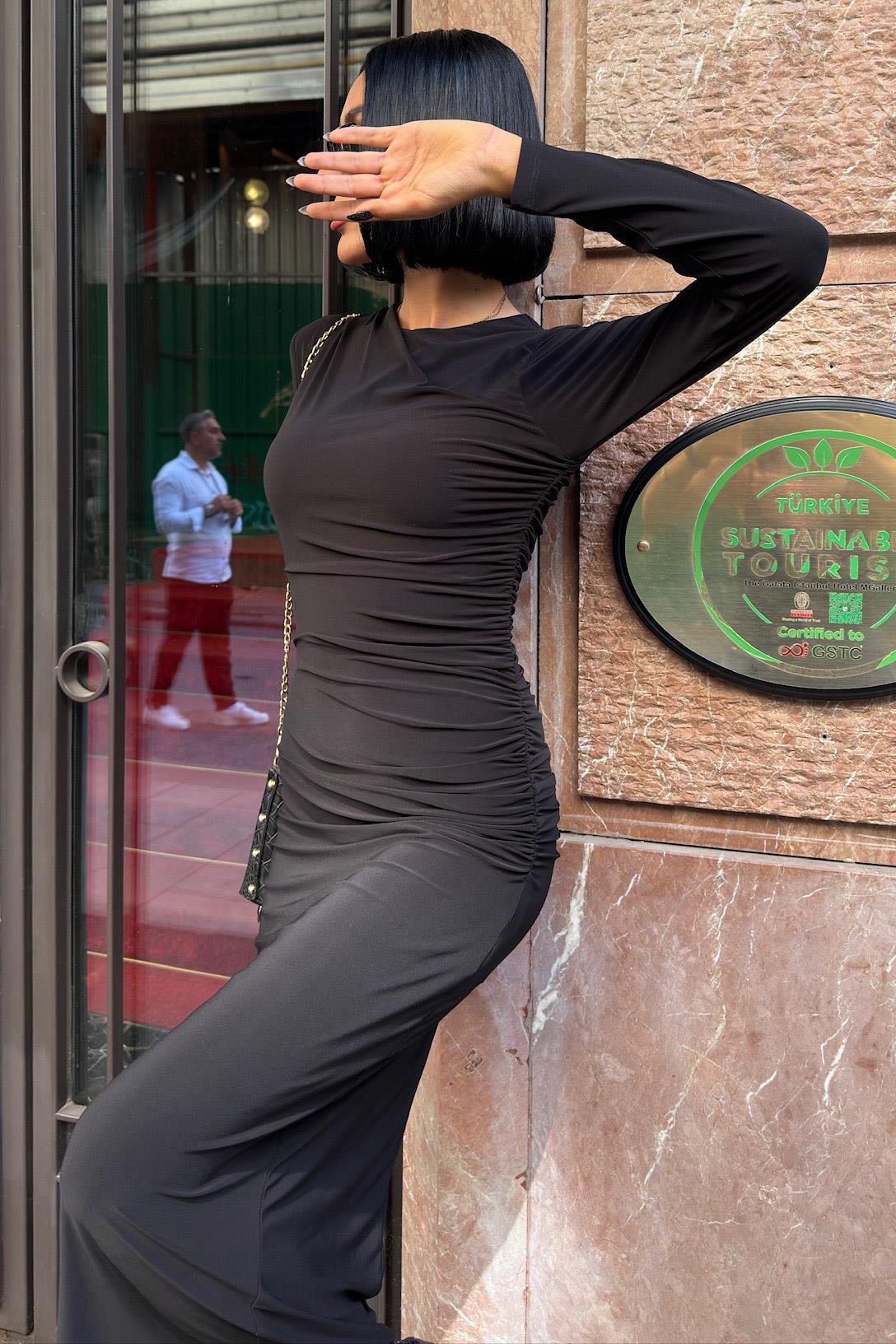 Beli Drapeli Sandy Elbise 2914 R8-A-K5