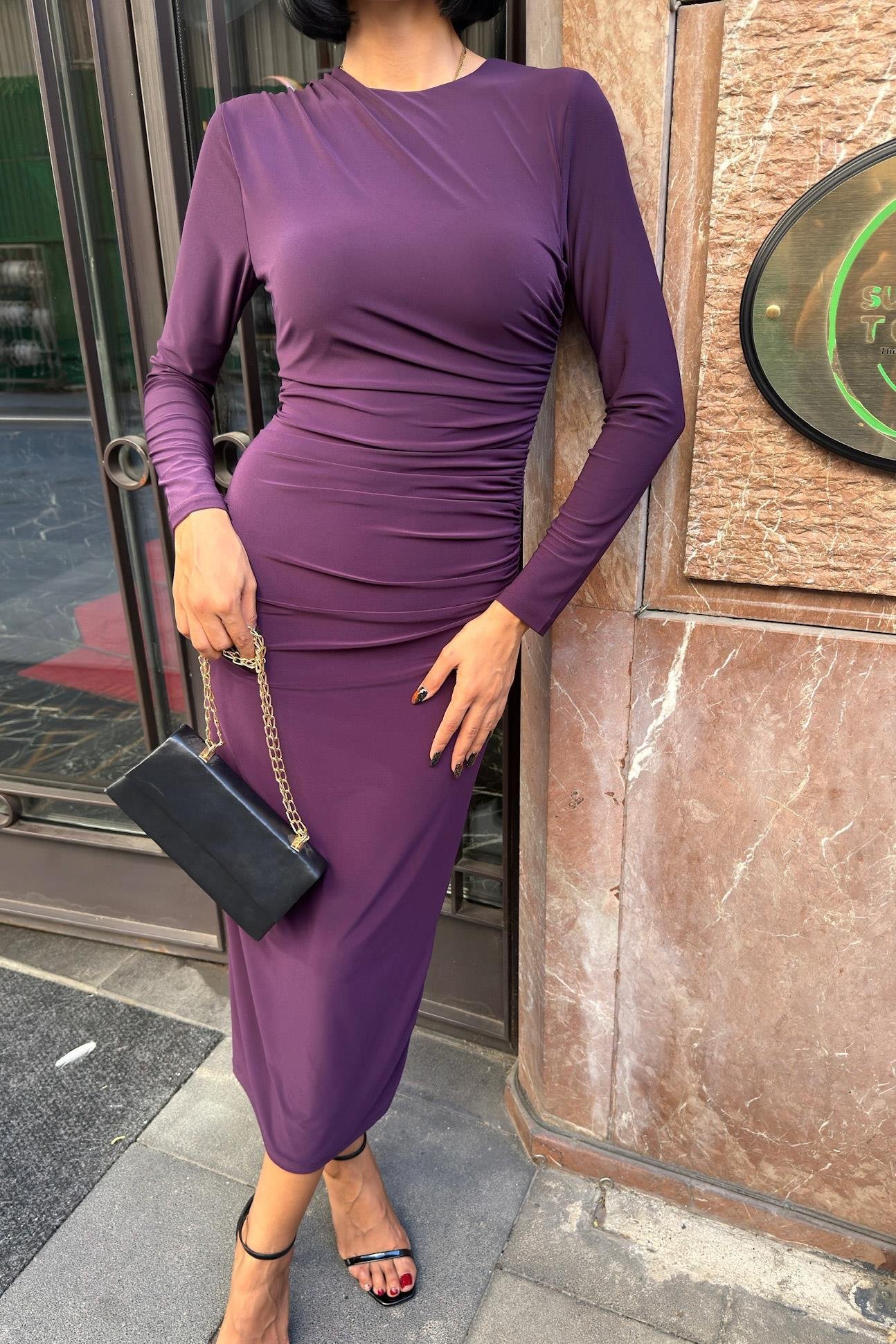 Beli Drapeli Sandy Elbise 2914 R8-A-K5