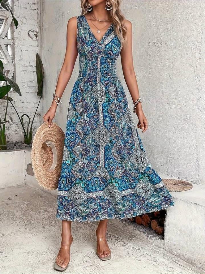 Beli Gipeli Süprem Kumaş Sfır Kol Elbise