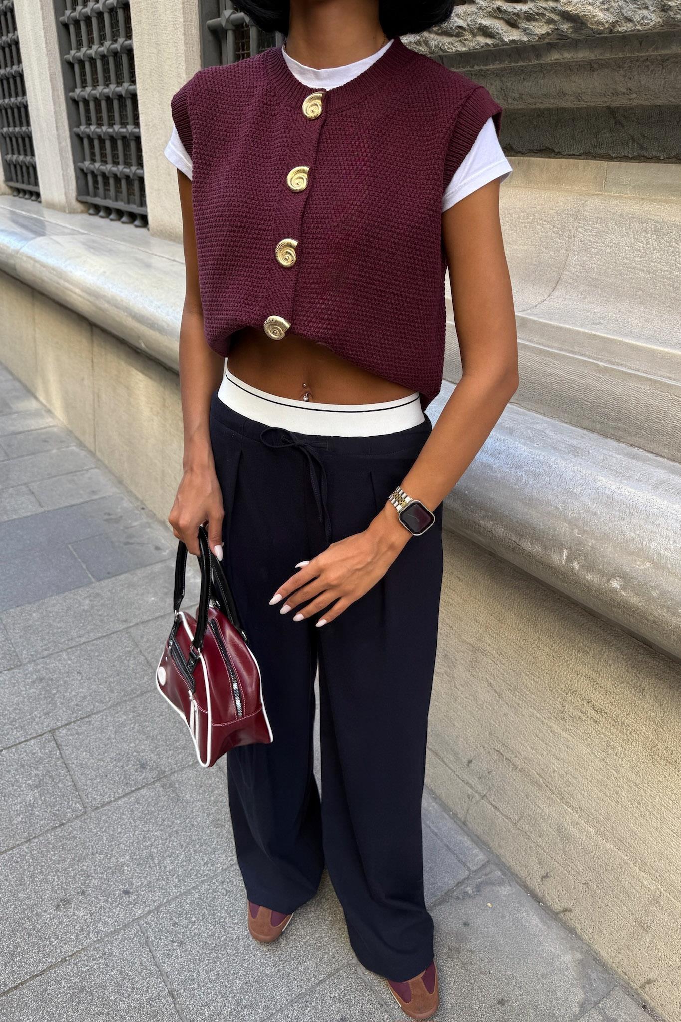 Beli Lastik Detaylı Rahat Pantolon 0087 R8-A-K4