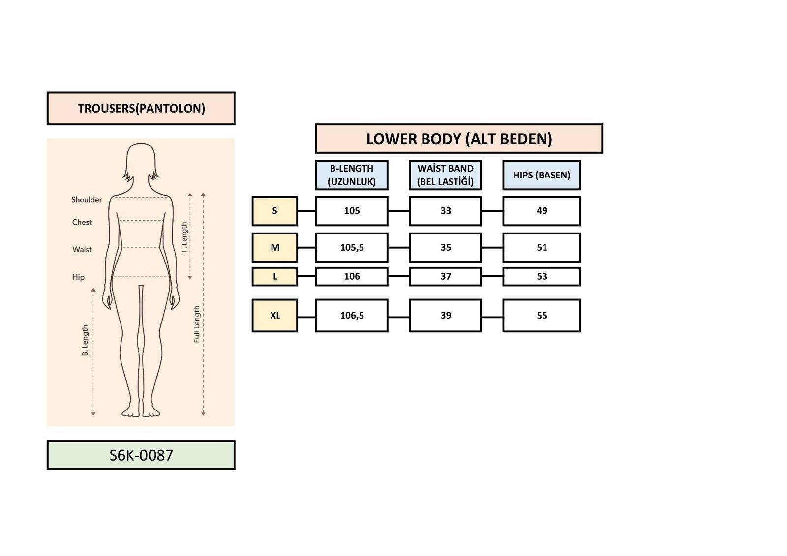Beli Lastik Detaylı Rahat Pantolon 0087 R8-A-K4