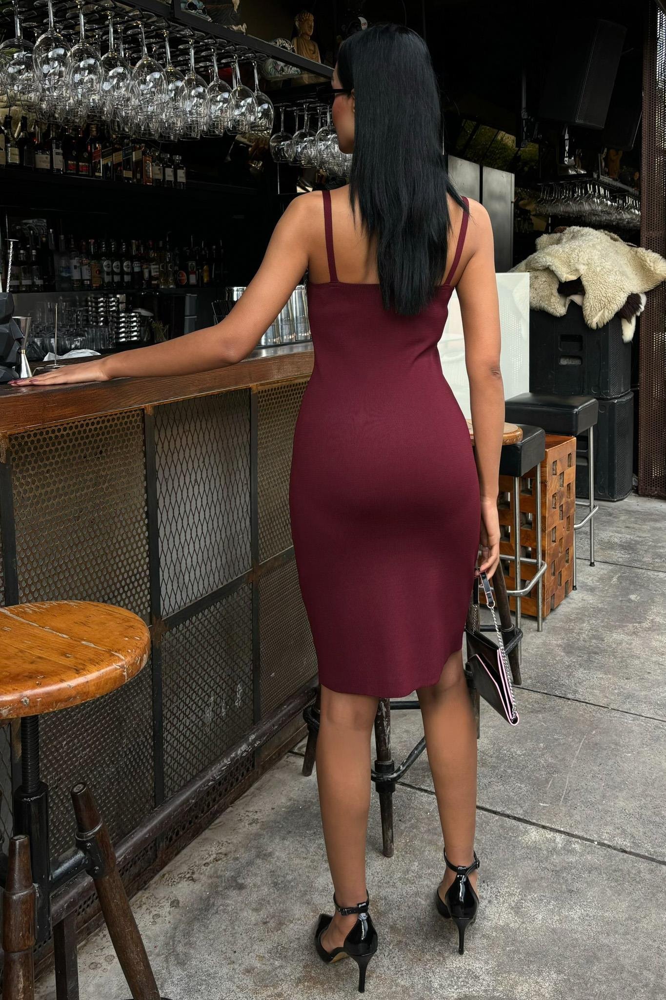 Belina Taş Detaylıı Mini Elbise 2804 R2-H-K2