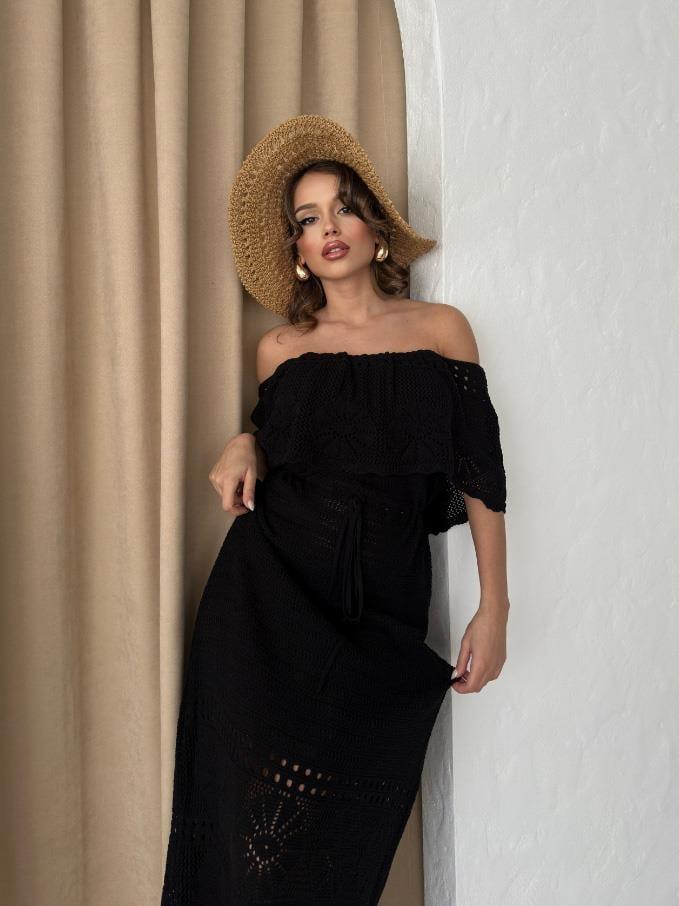 Bella Ajurlu Straplez Elbise 2713-0025 R1-B-K4