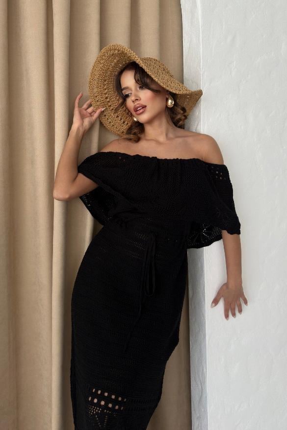 Bella Ajurlu Straplez Elbise 2713-0025 R1-B-K4