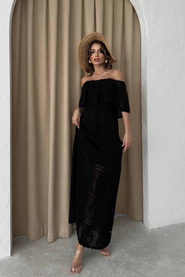 Bella Ajurlu Straplez Elbise 2713-0025 R1-B-K4