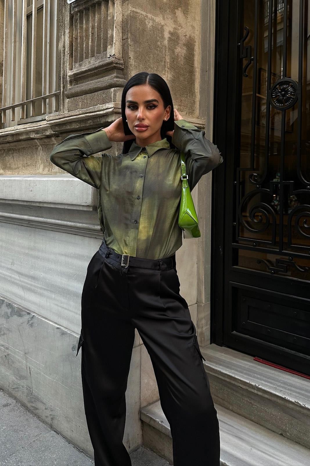 Bertha Desenli Wual Gömlek 3374-08 R6-H-K2