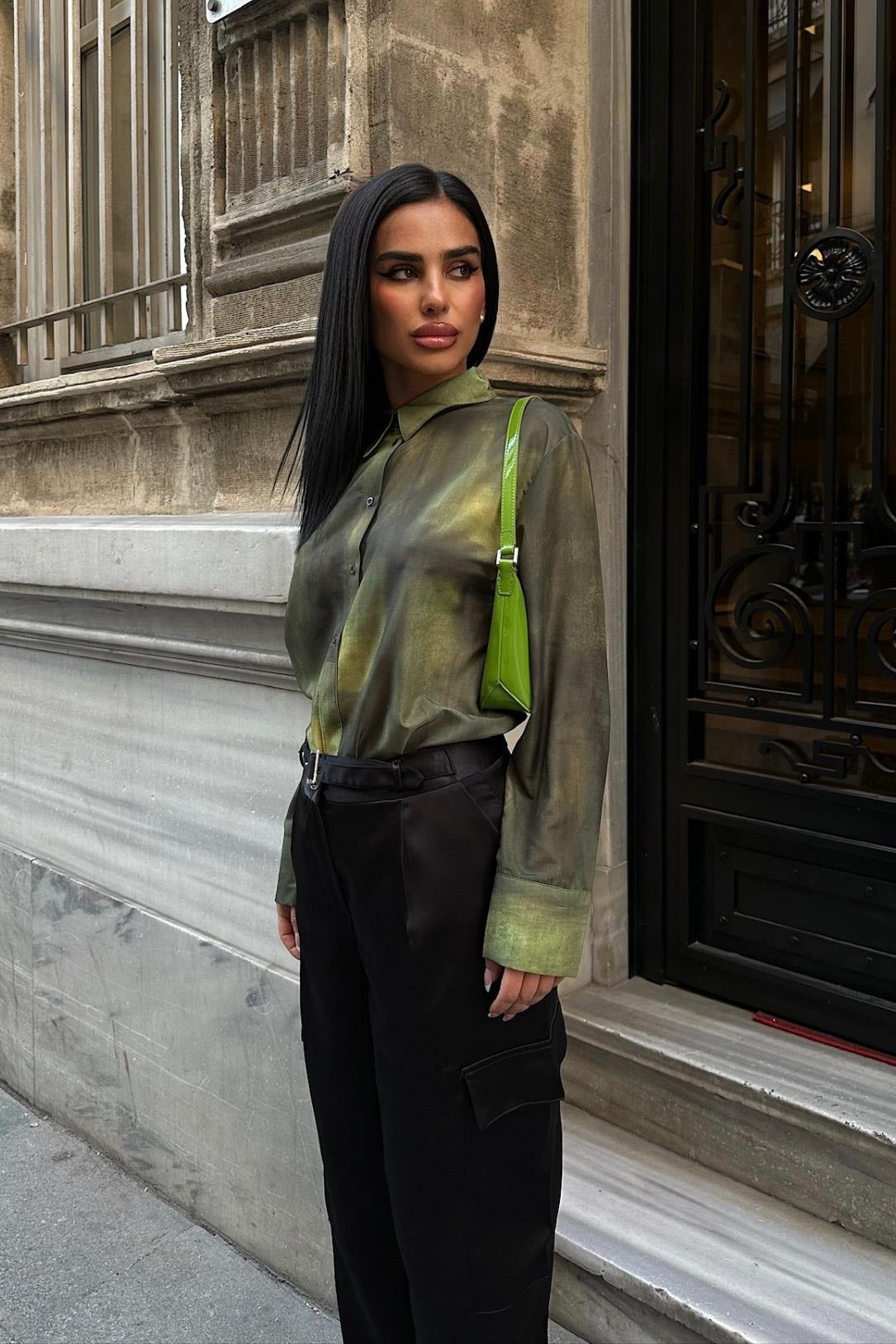 Bertha Desenli Wual Gömlek 3374-08 R6-H-K2