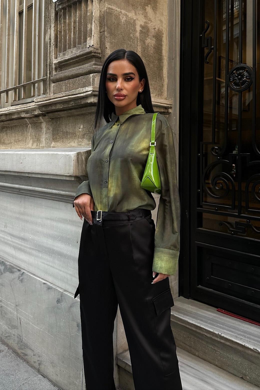 Bertha Desenli Wual Gömlek 3374-08 R6-H-K2