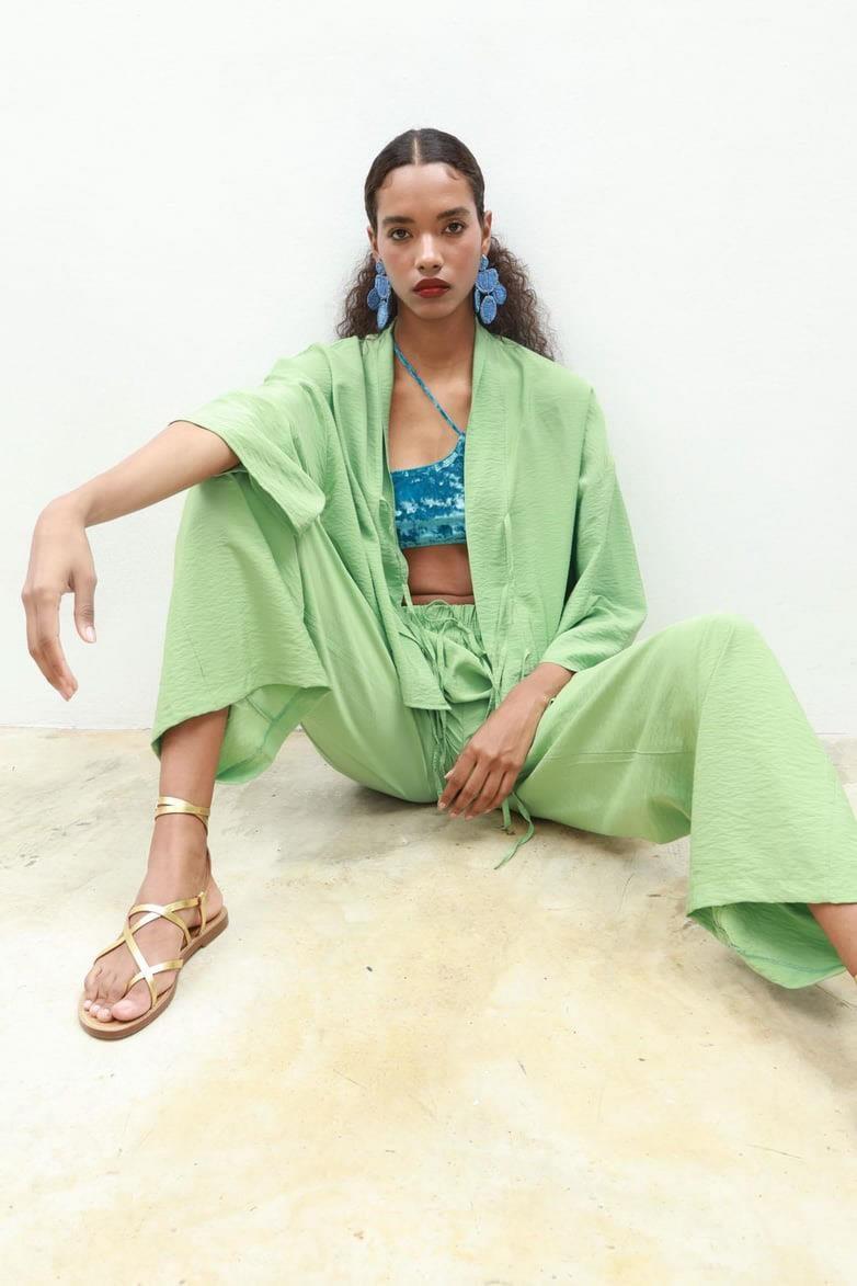 Blanca Plazzo Pantolon Takım 9852 R9-C-K4