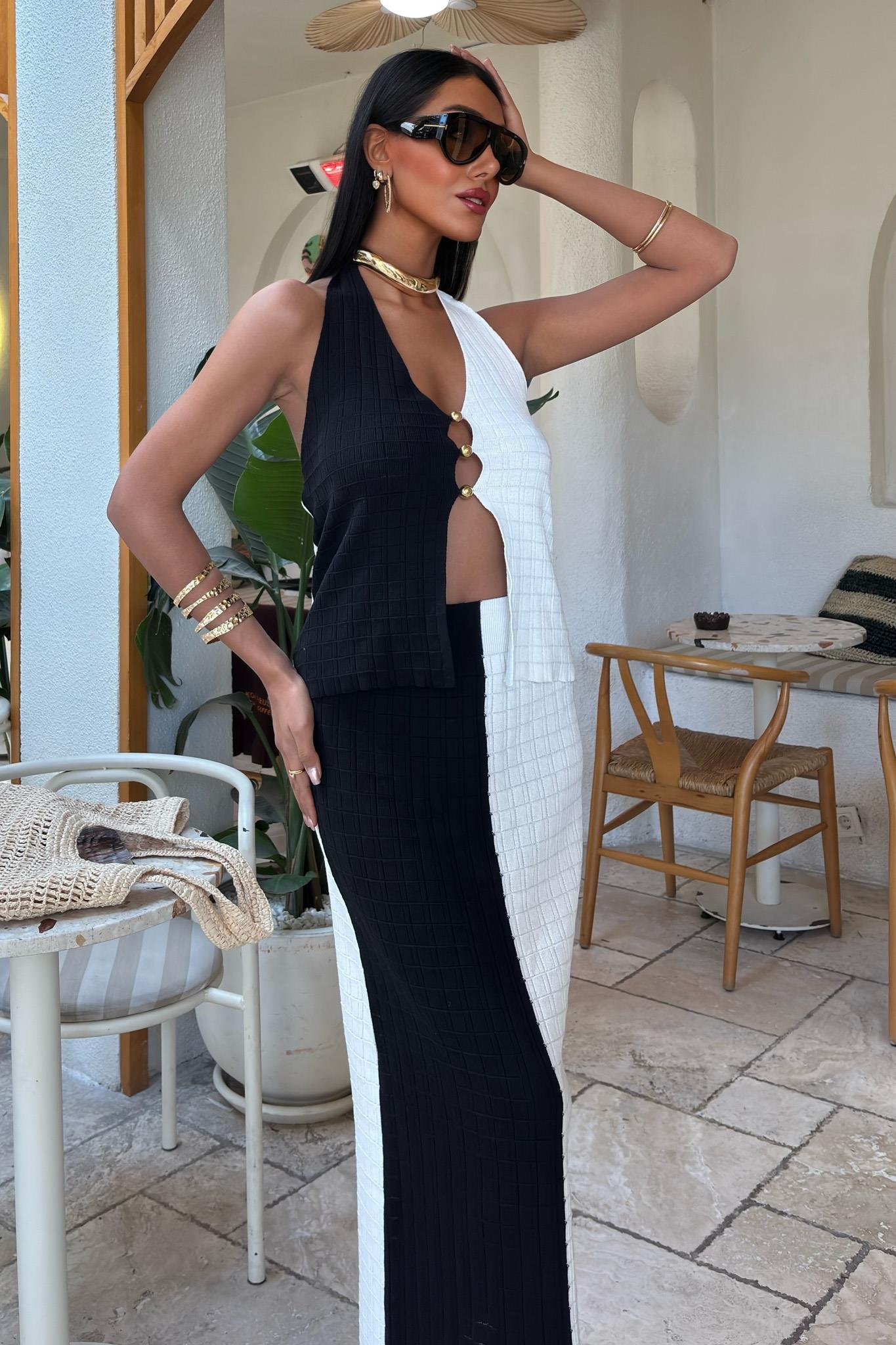 Boncuk Kapamalı Dokulu Kumaş Premium Takım 10142 R4-E-K2