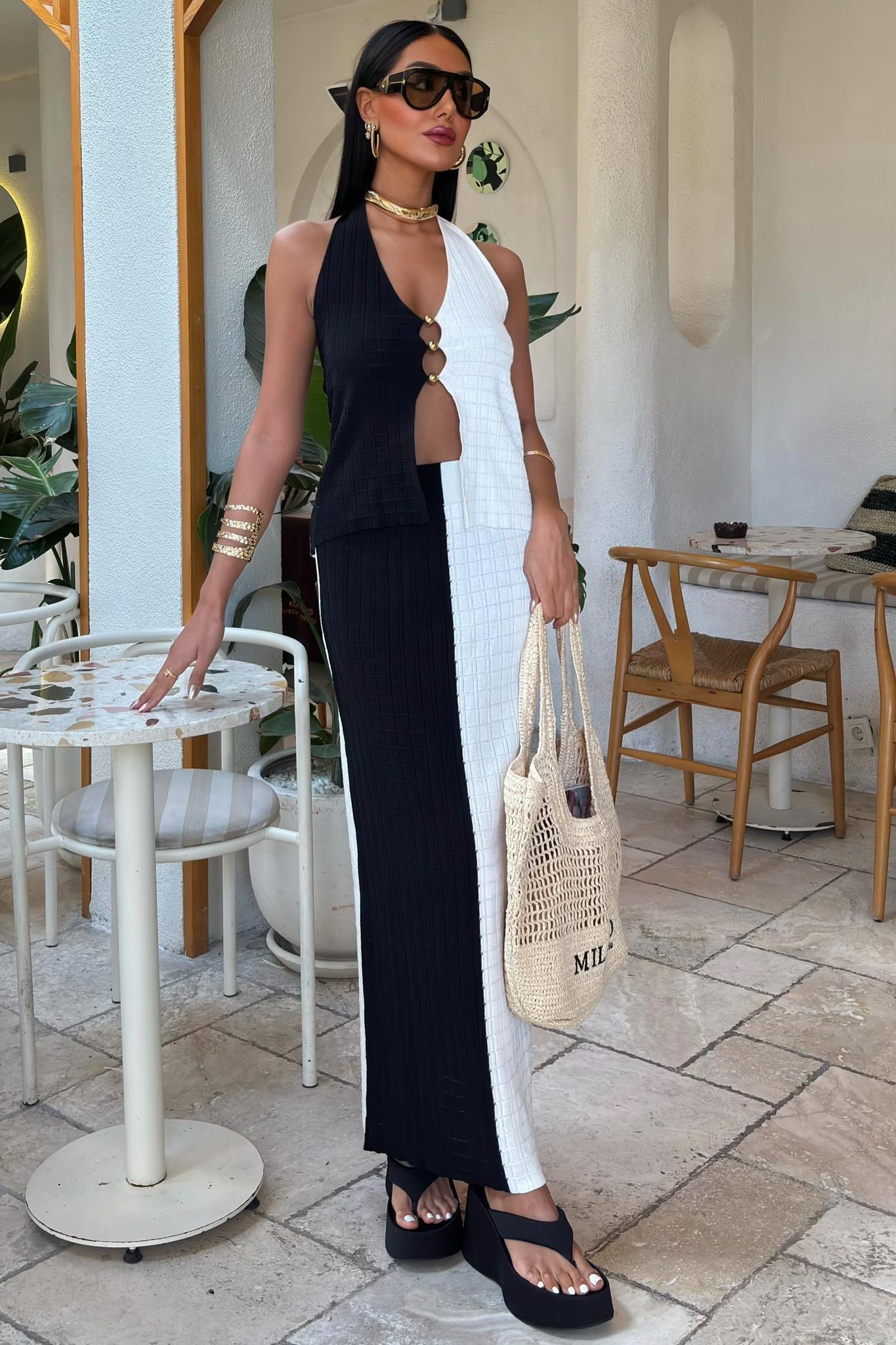 Boncuk Kapamalı Dokulu Kumaş Premium Takım 10142 R4-E-K2