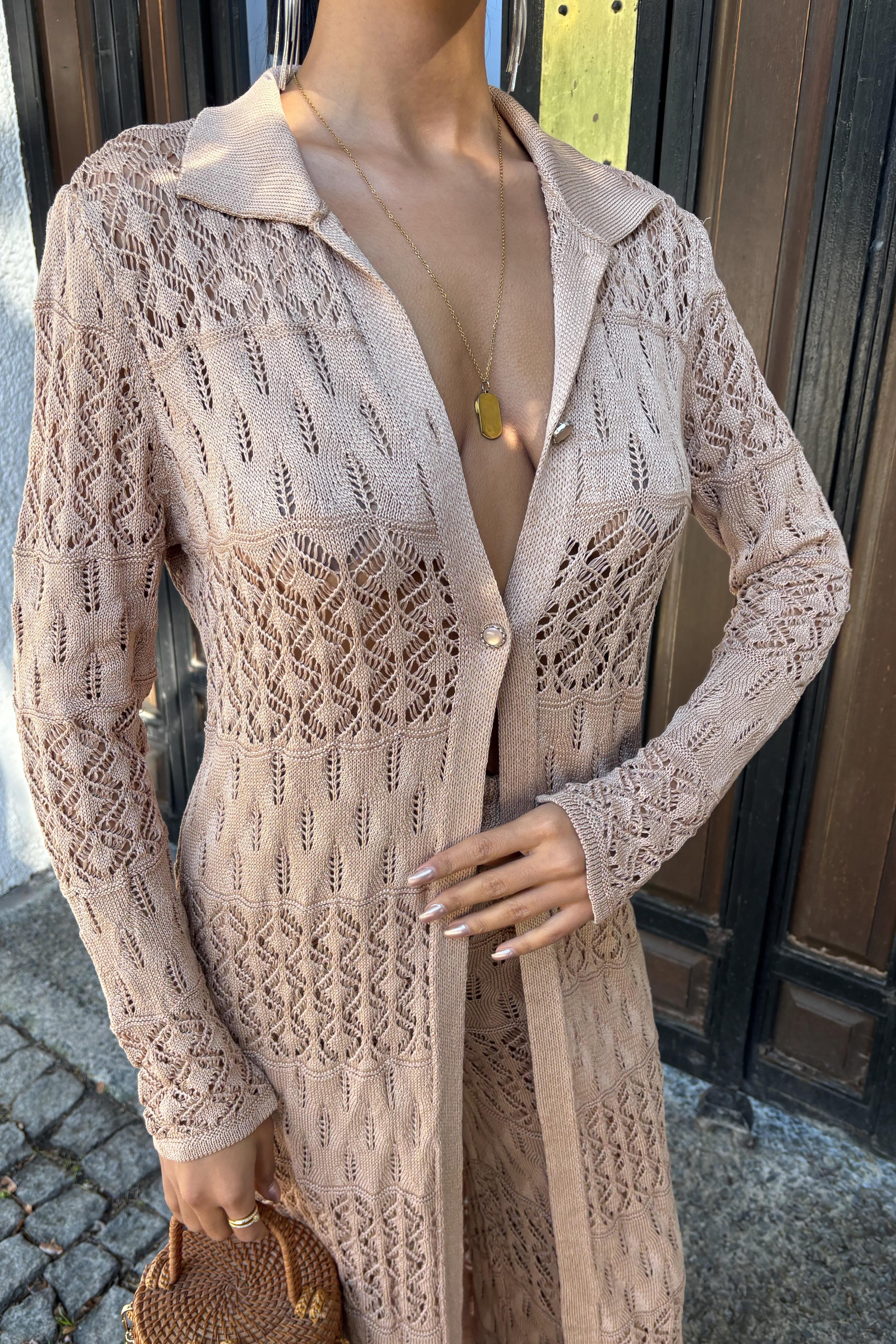 Bridget Ajurlu Uzun Hırka Takım 9881 R1-B-K3