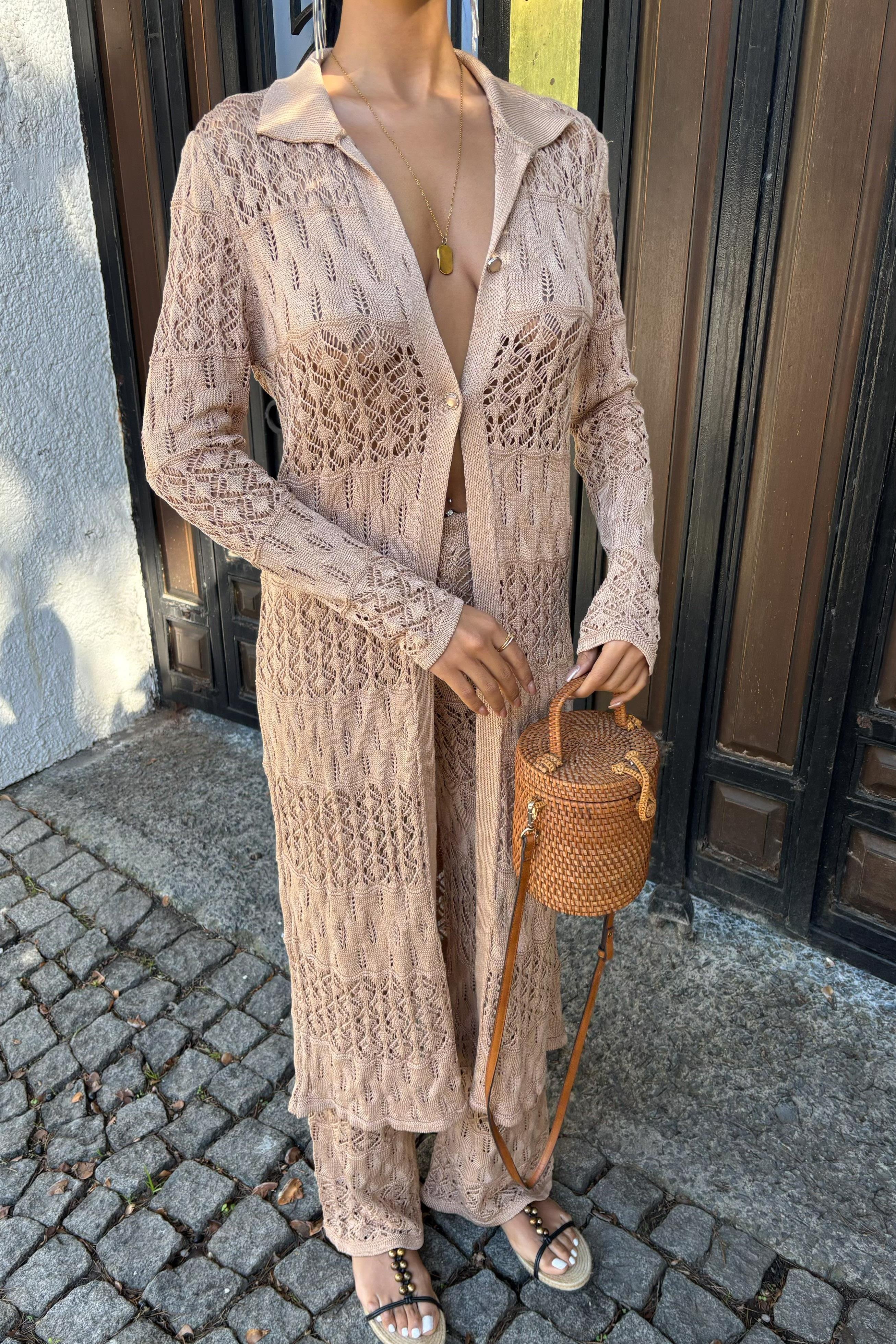 Bridget Ajurlu Uzun Hırka Takım 9881 R1-B-K3