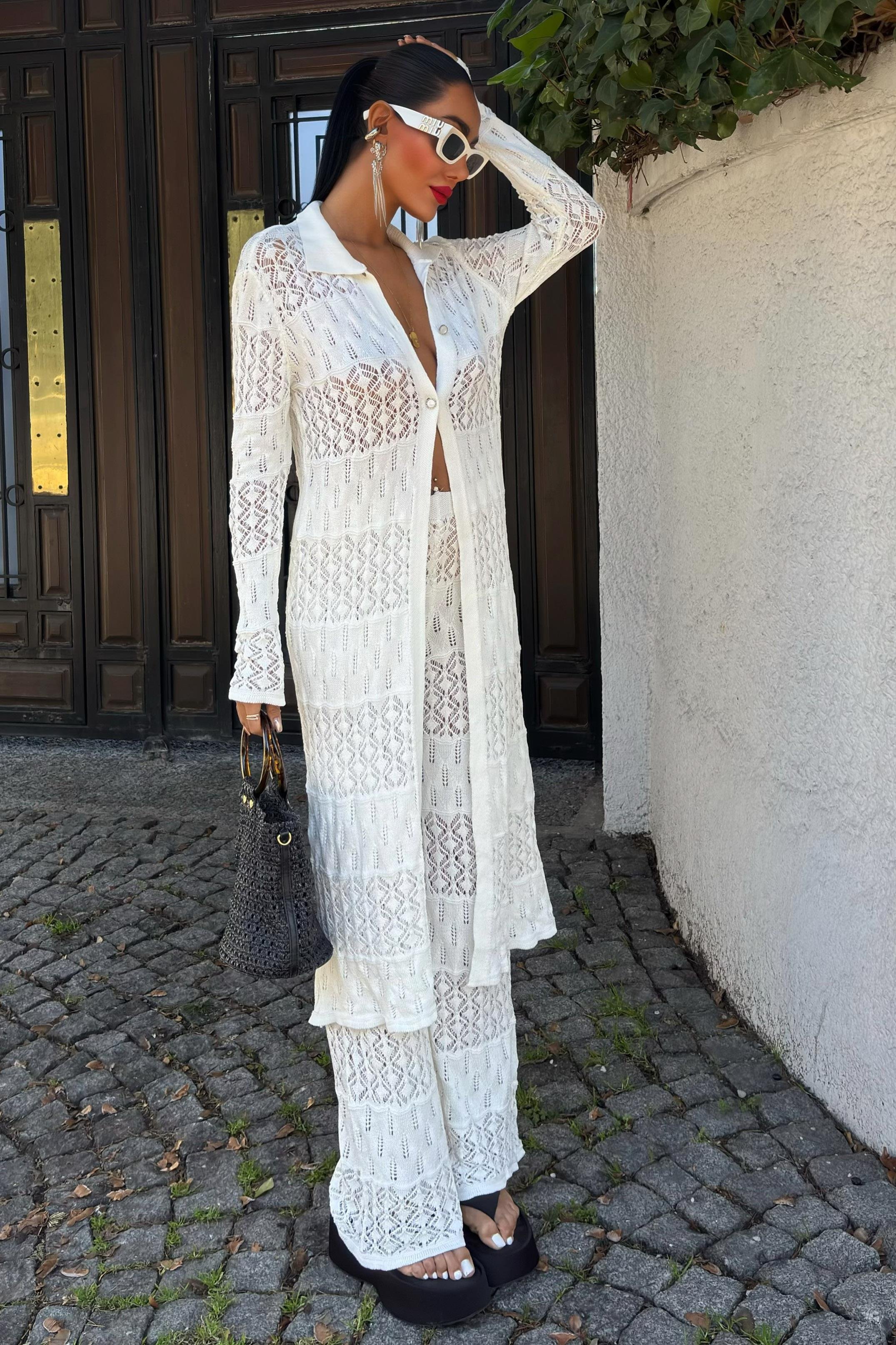 Bridget Ajurlu Uzun Hırka Takım 9881 R1-B-K3