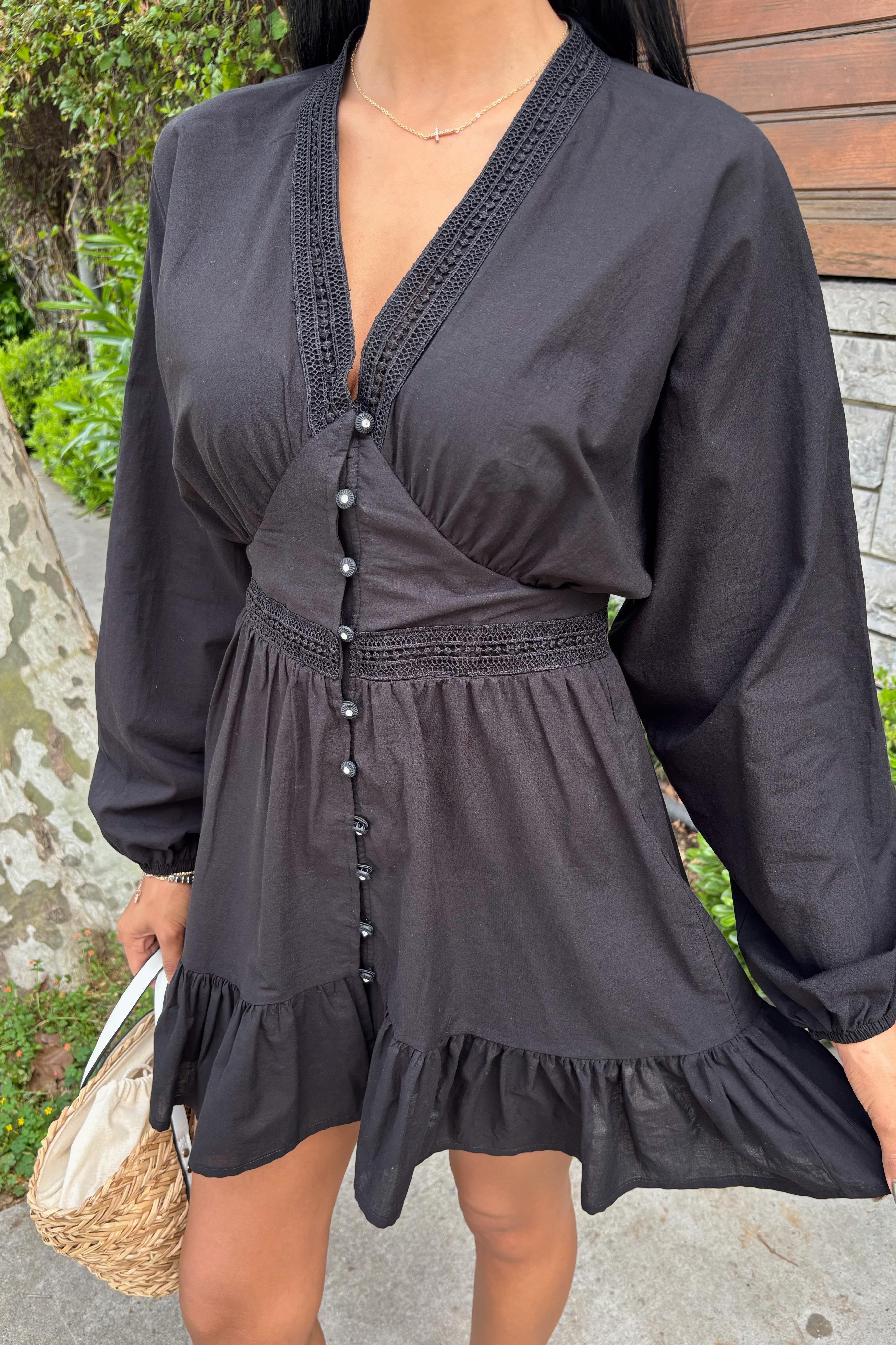 Brode Şeritli Eteği Fırfırlı Elbise 2897 R7-G-K5