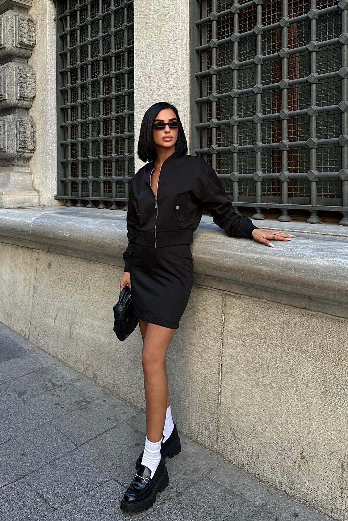 Brooke Ribanalı Mini Etek Takım 9941 R2-H-K4