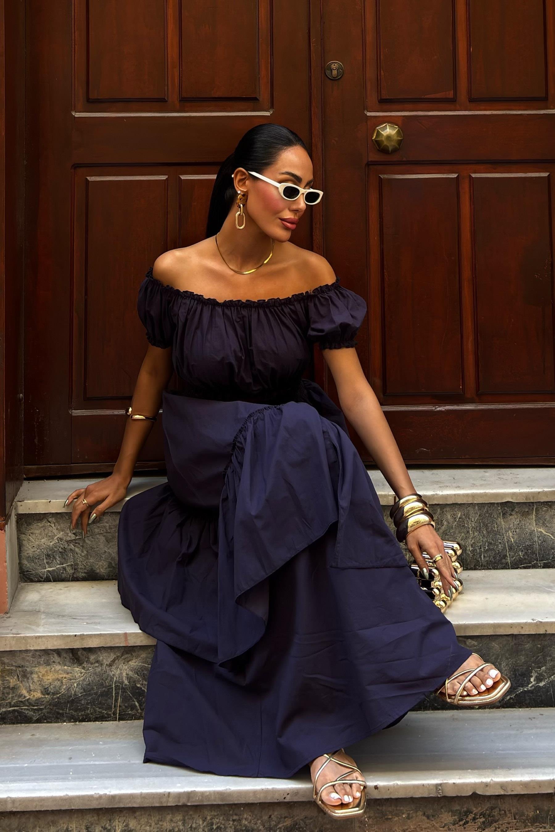 Büzgülü Crop Kat Detaylı Fırfır Etekli Takım 10196 R8-B-K3