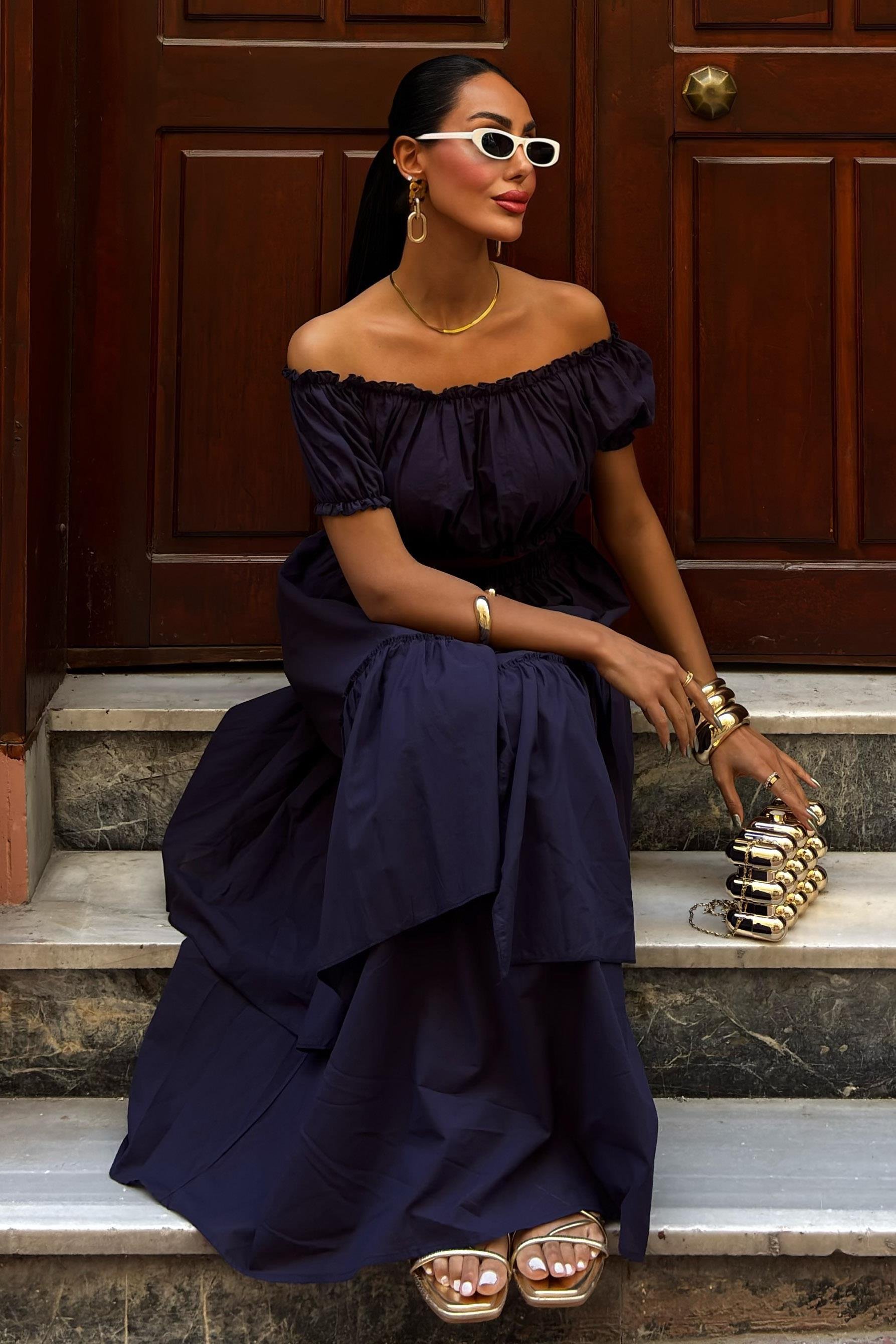 Büzgülü Crop Kat Detaylı Fırfır Etekli Takım 10196 R8-B-K3