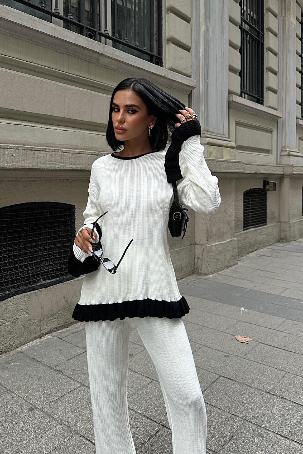 Coleman Çift Renk Triko Takım 9963 R1-O-K4