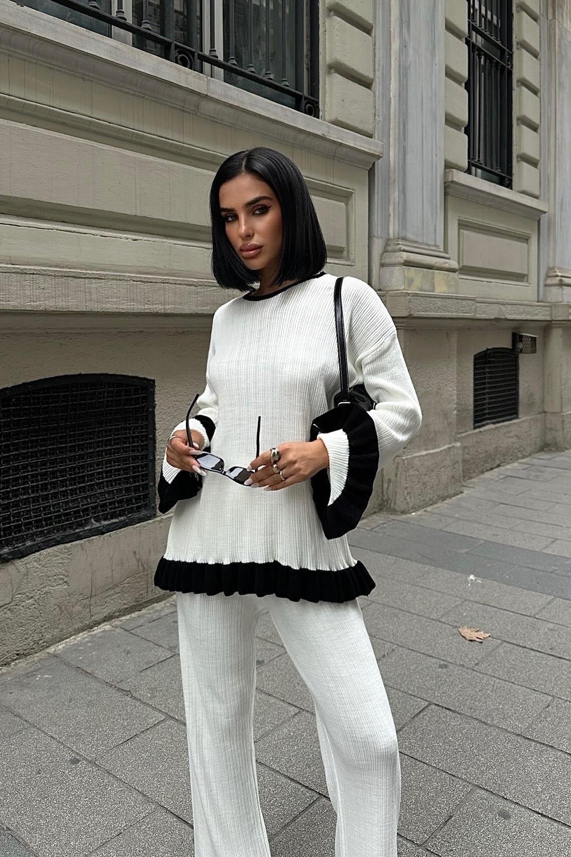 Coleman Çift Renk Triko Takım 9963 R1-O-K4