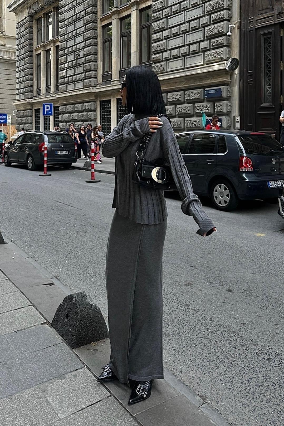 Darcy Etek Bluz Triko Takım 9969 R1-G-K2