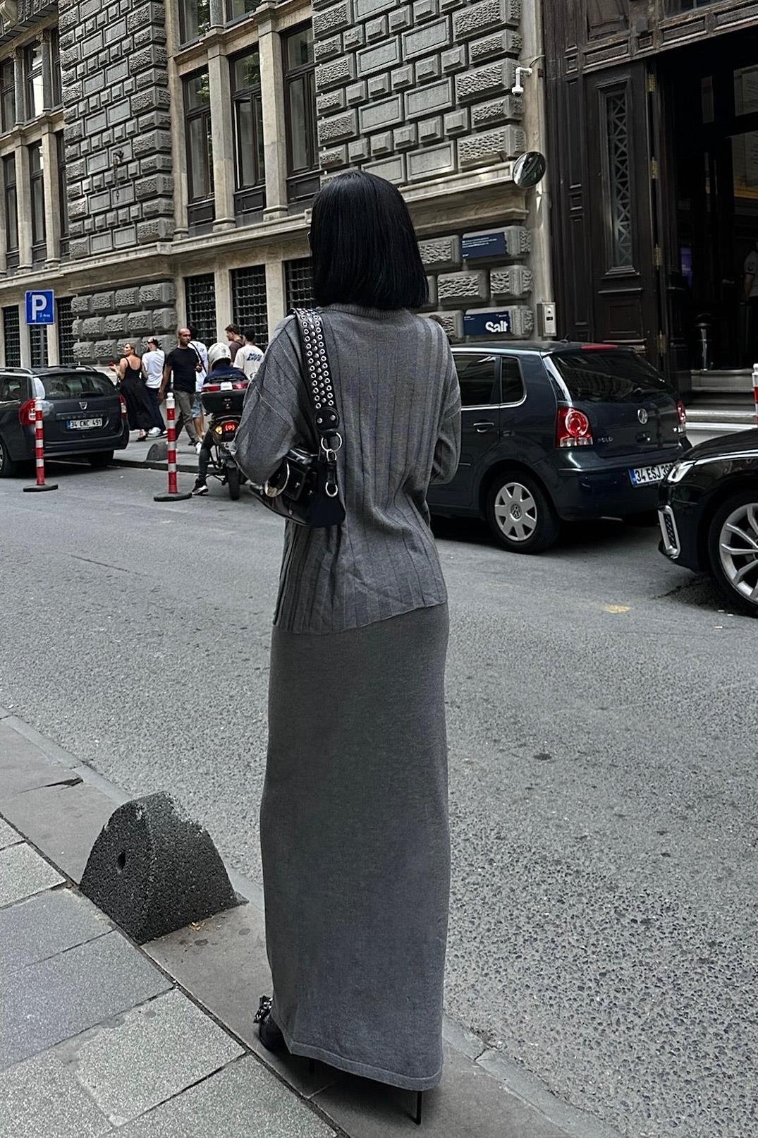 Darcy Etek Bluz Triko Takım 9969 R1-G-K2